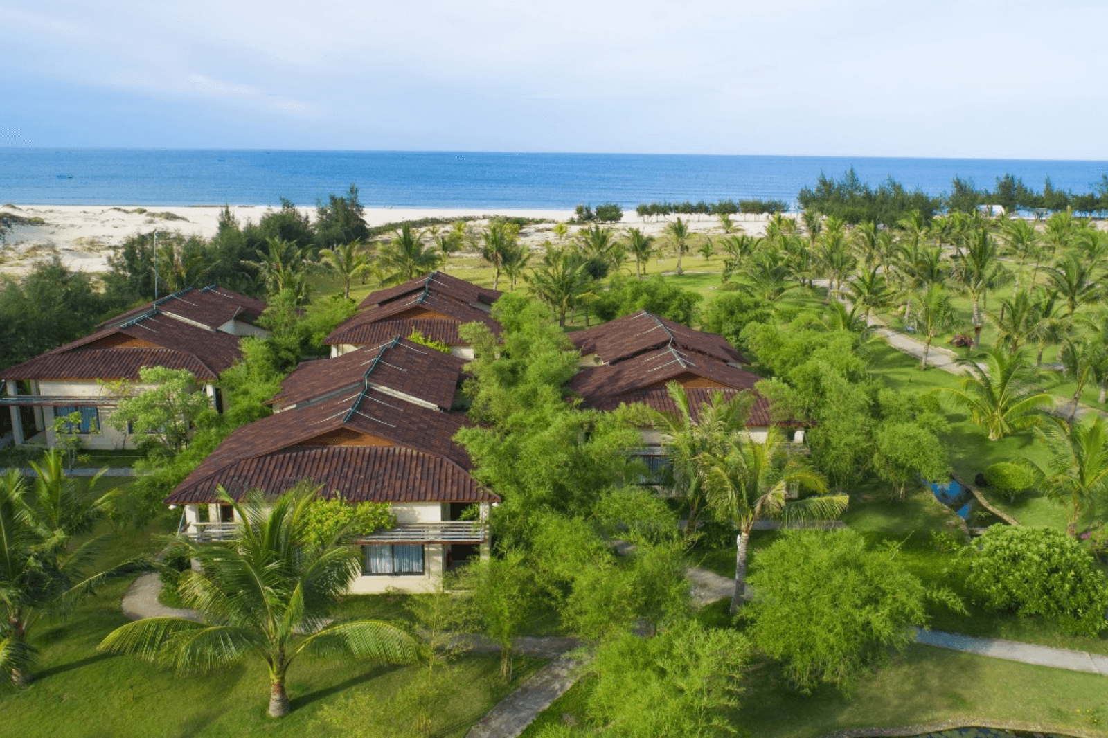 Các resort ven biển thường rất yên bình 