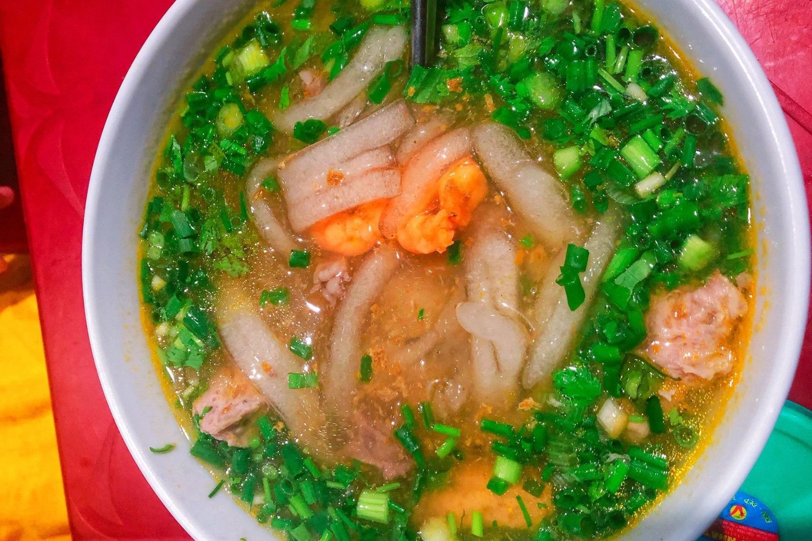 Cháo canh bột lọc dai ngon, ngọt nước