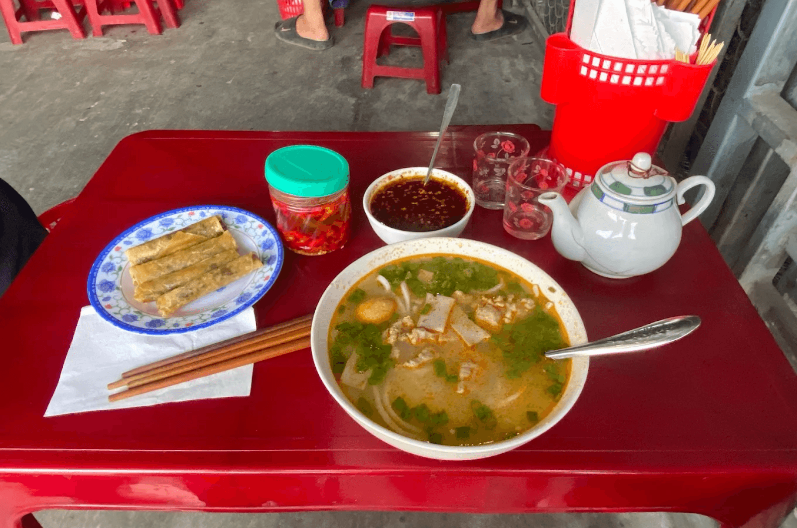 Cháo canh thịt nướng An Cựu