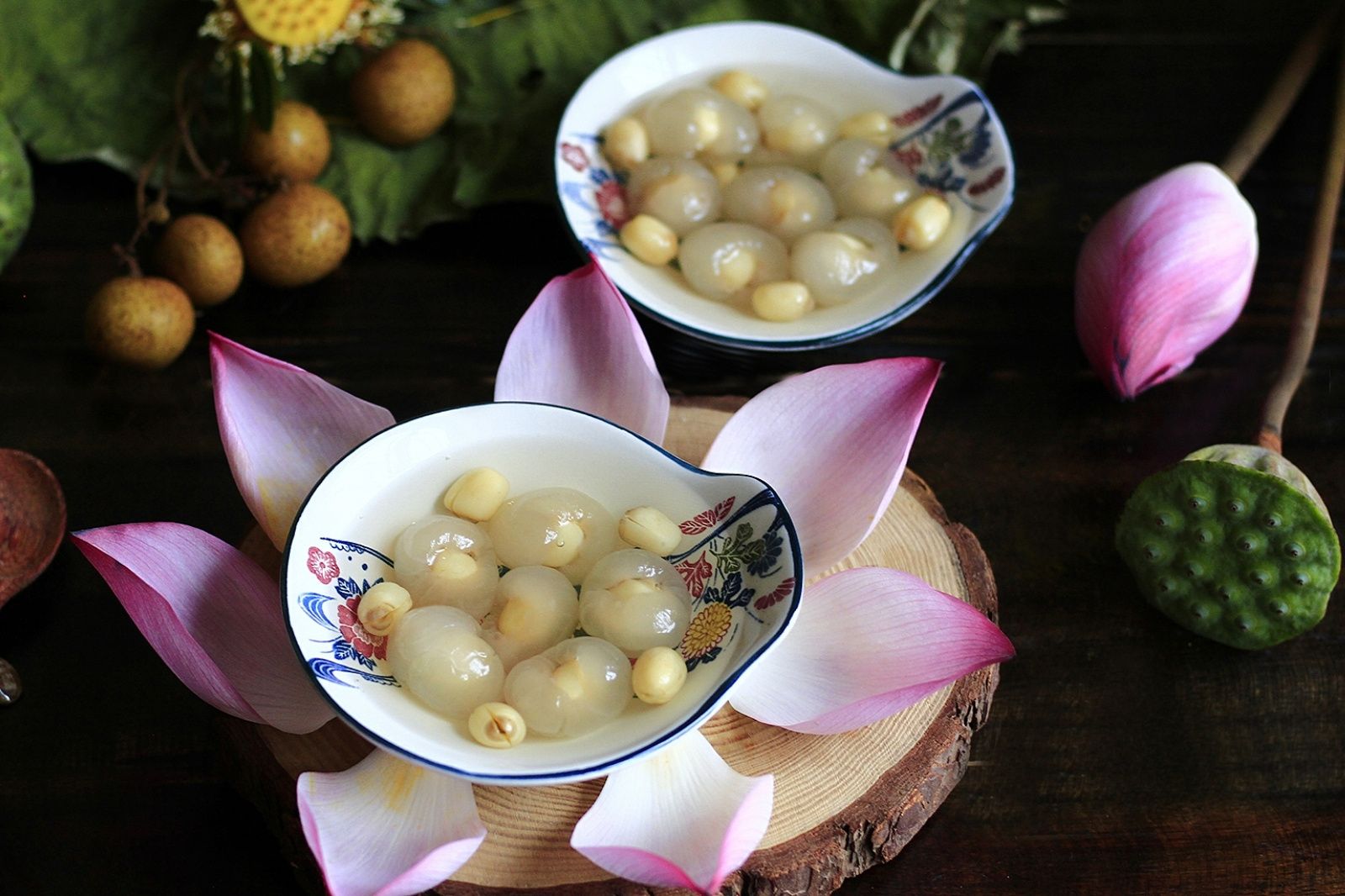 Chè long nhãn hạt sen