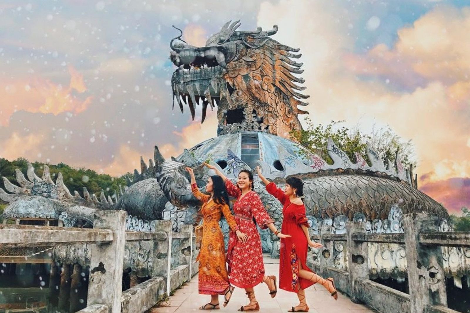 Check-in công viên hồ Thủy Tiên