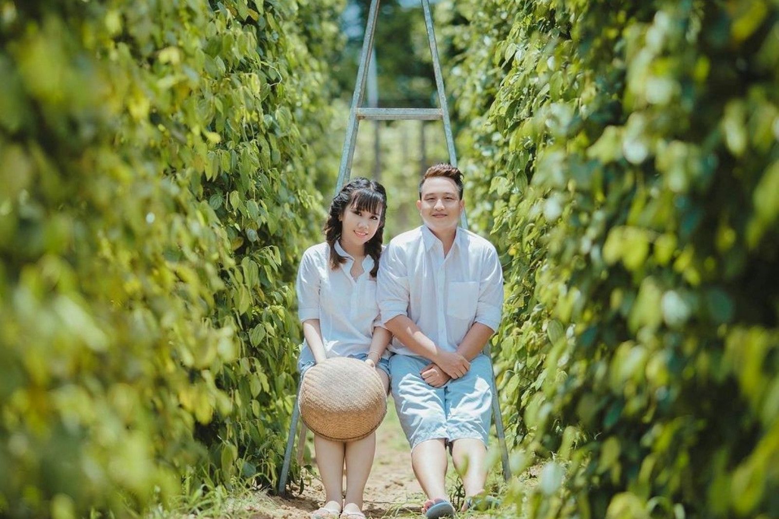 Check-in tại vườn tiêu