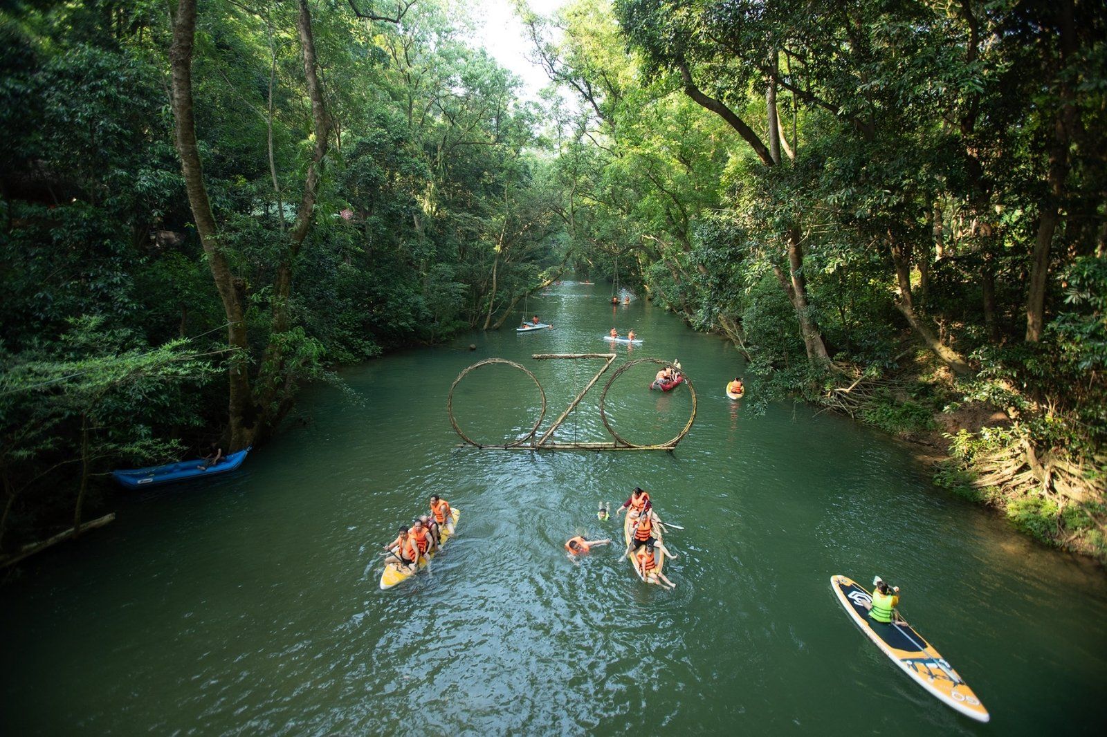 Chèo kayak ở Quảng Bình rất thú vị