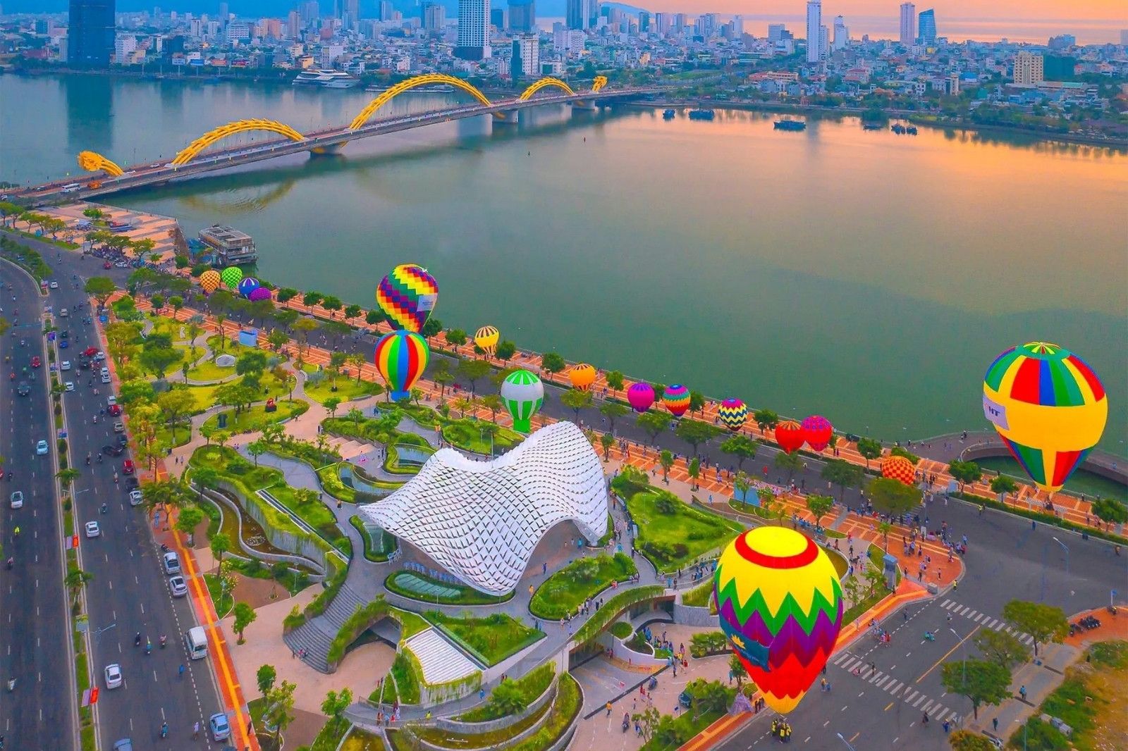 Công viên toạ lạc ngay trung tâm thành phố