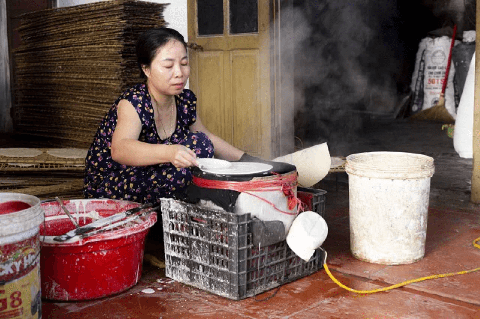 Để làm ra được một chiếc bánh là cả một quá trình 