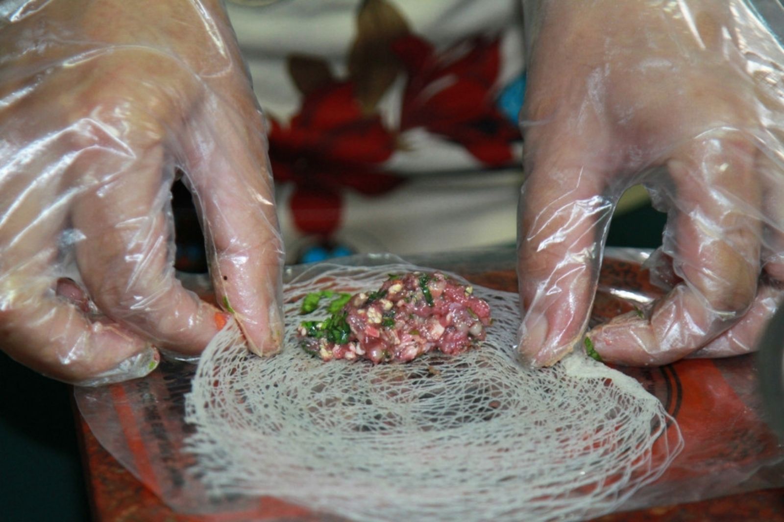 Đẻn biển cuốn bánh đa 