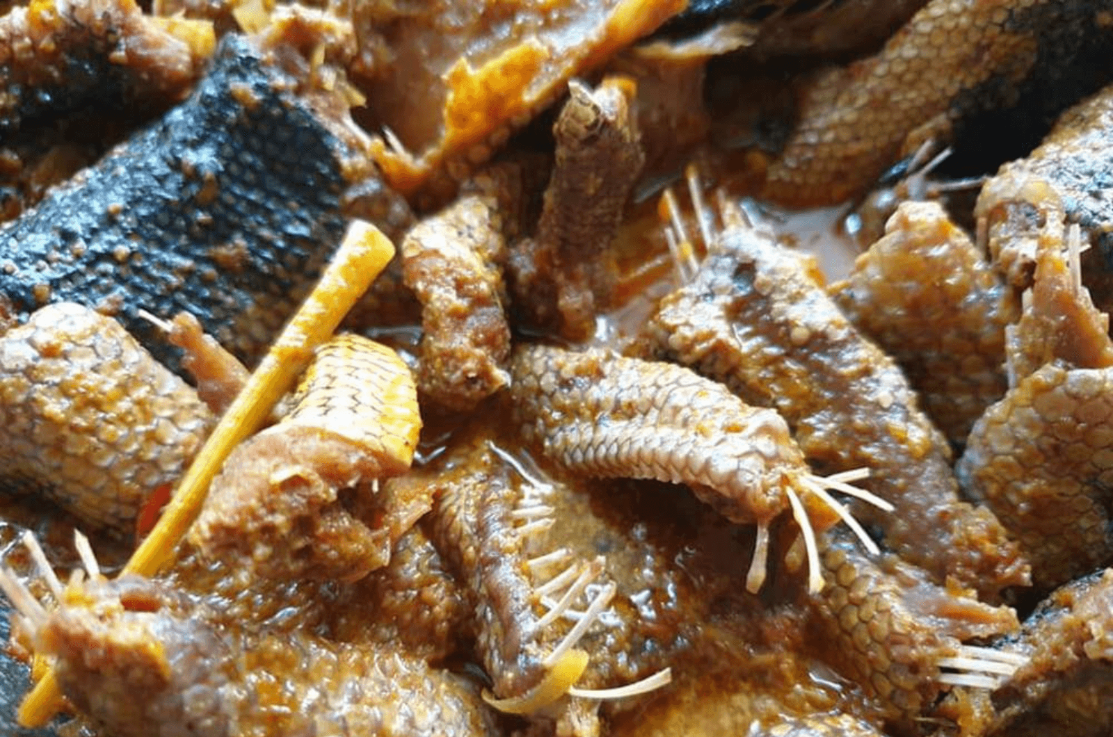 Đẻn biển xào sả ớt mang đậm hương vị cay nồng của miền Trung