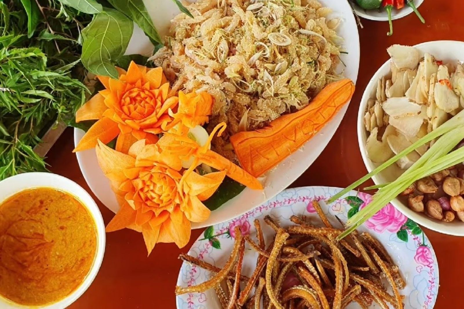 Gỏi cá nhệch - Đặc sản Ninh Bình