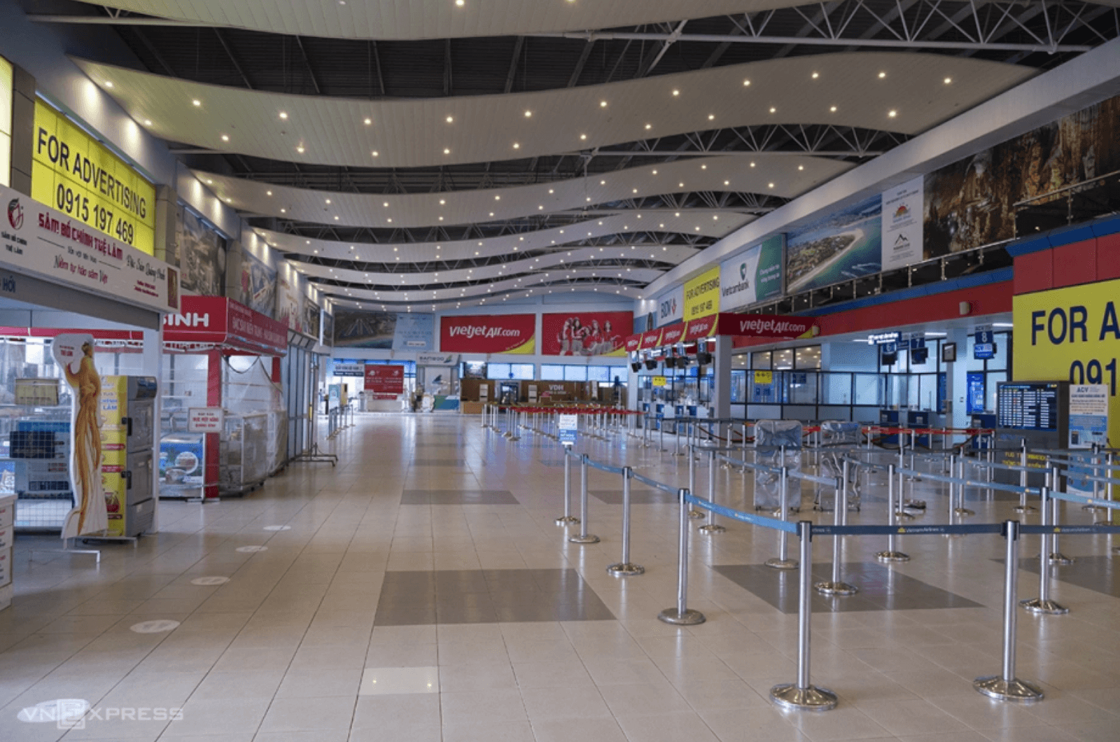 Hệ thống tiện ích bên trong sân bay thành phố Đồng Hới