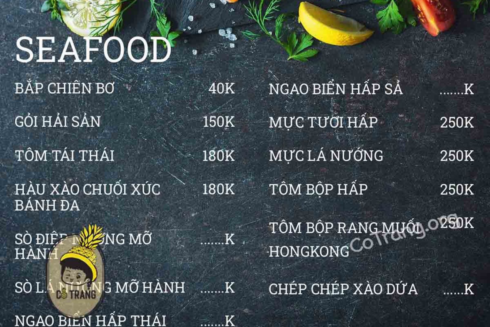 Hỏi kỹ về giá trước khi gọi món