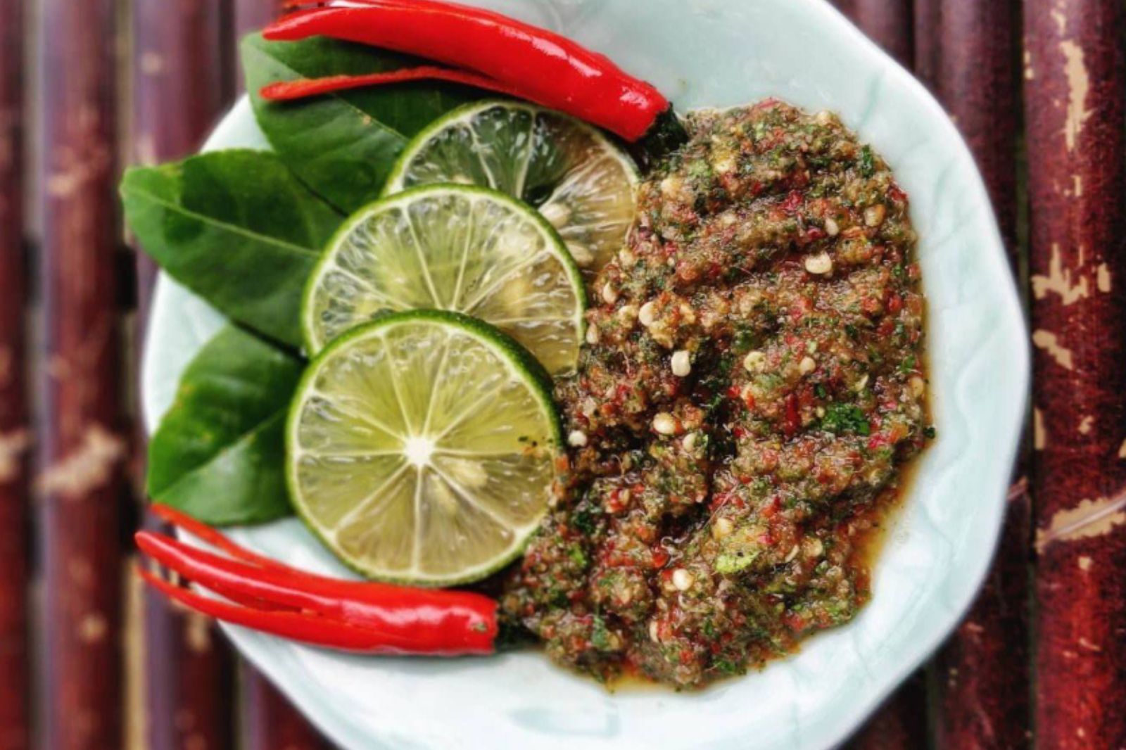 Húng quế mang đến hương vị đặc biệt cho muối cheo Quảng Bình