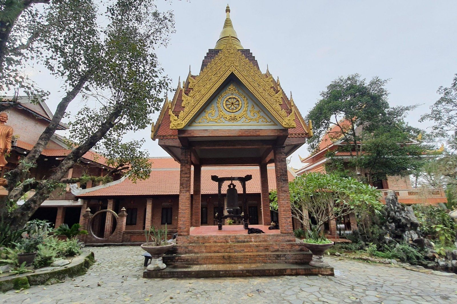 Không gian bình yên ở chùa Thiền Lâm