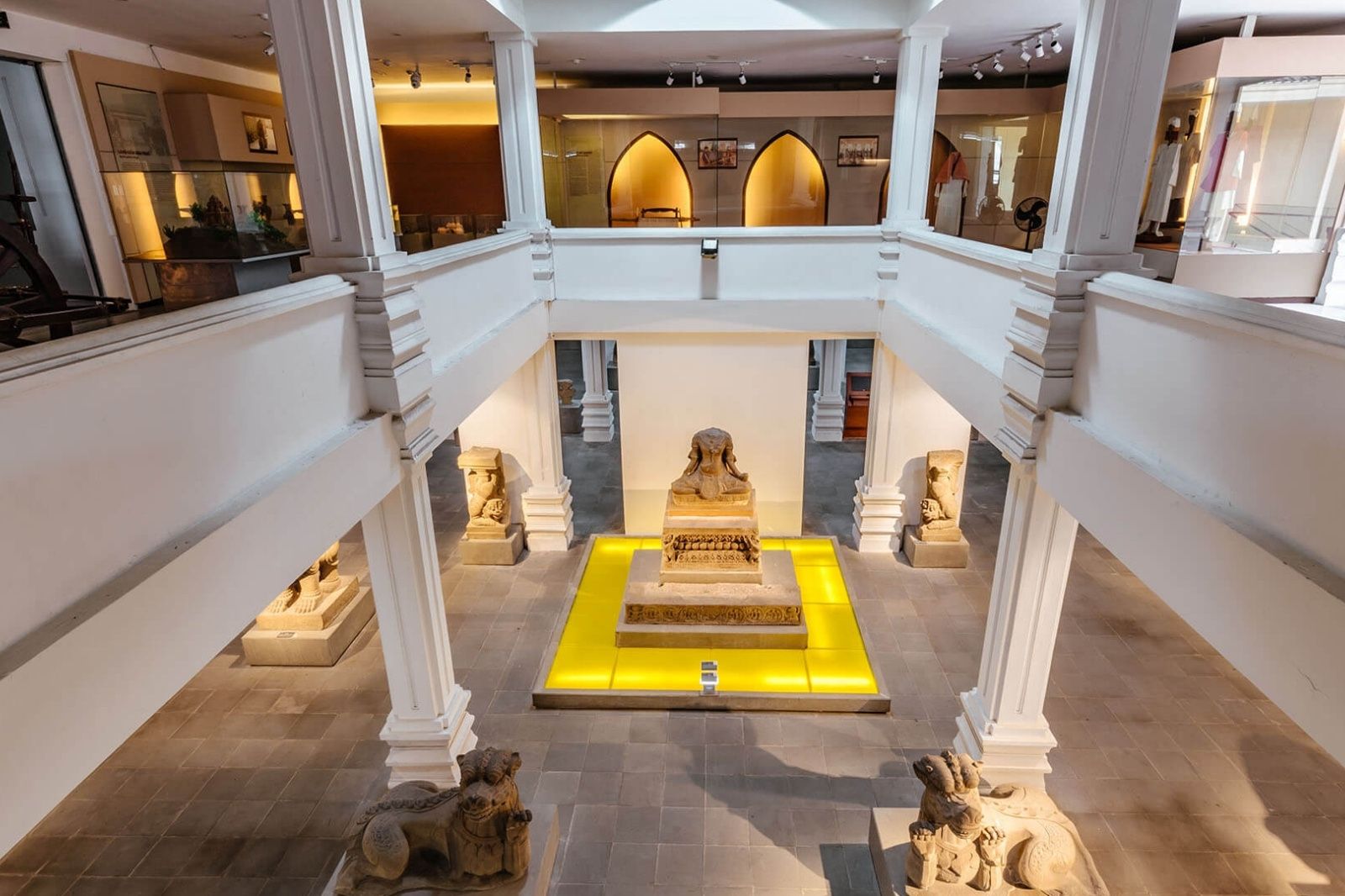 Không gian kiến trúc độc đáo bên trong của bảo tàng