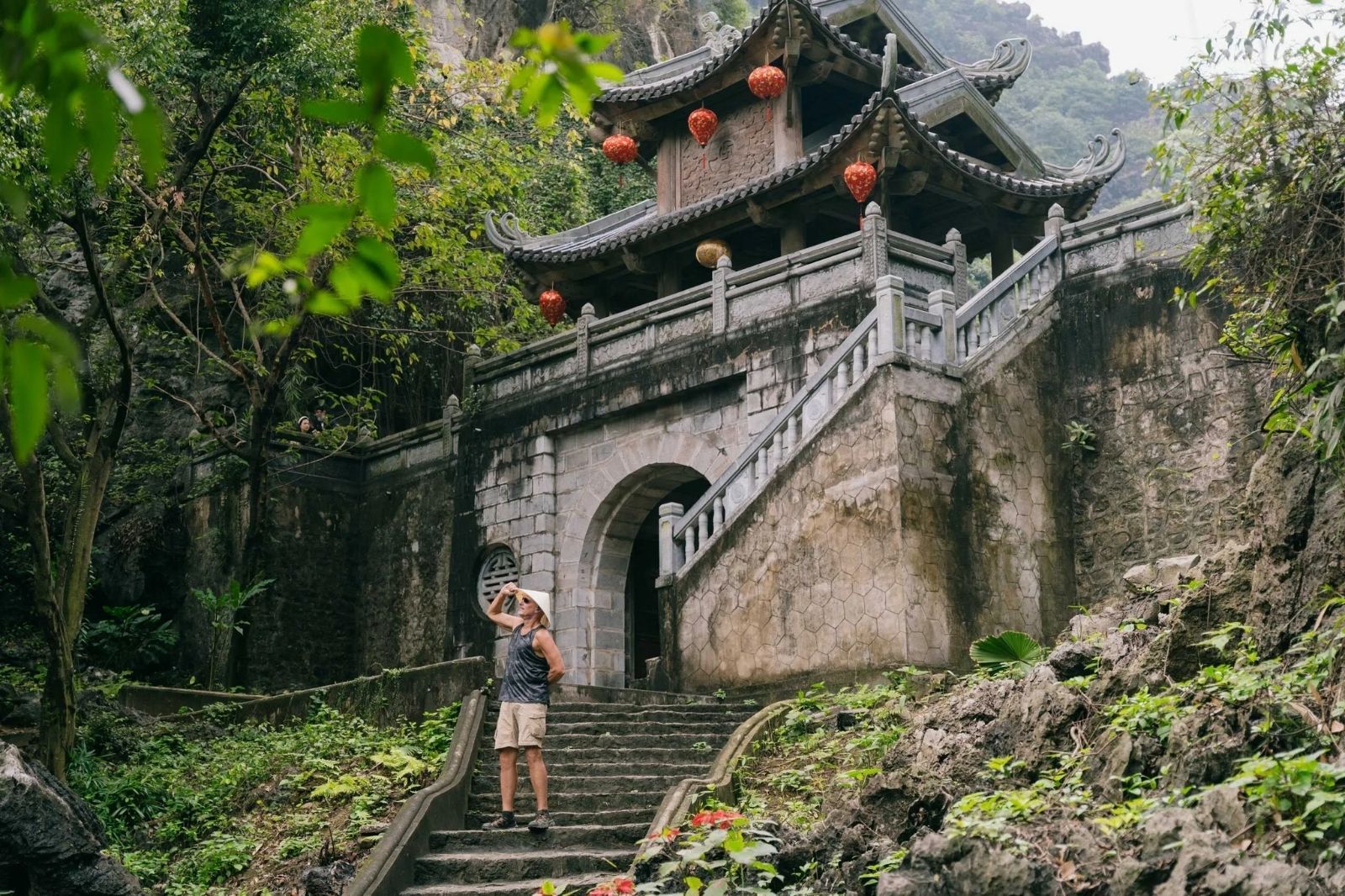 Kiến trúc âm dương cổ kính của ngôi chùa