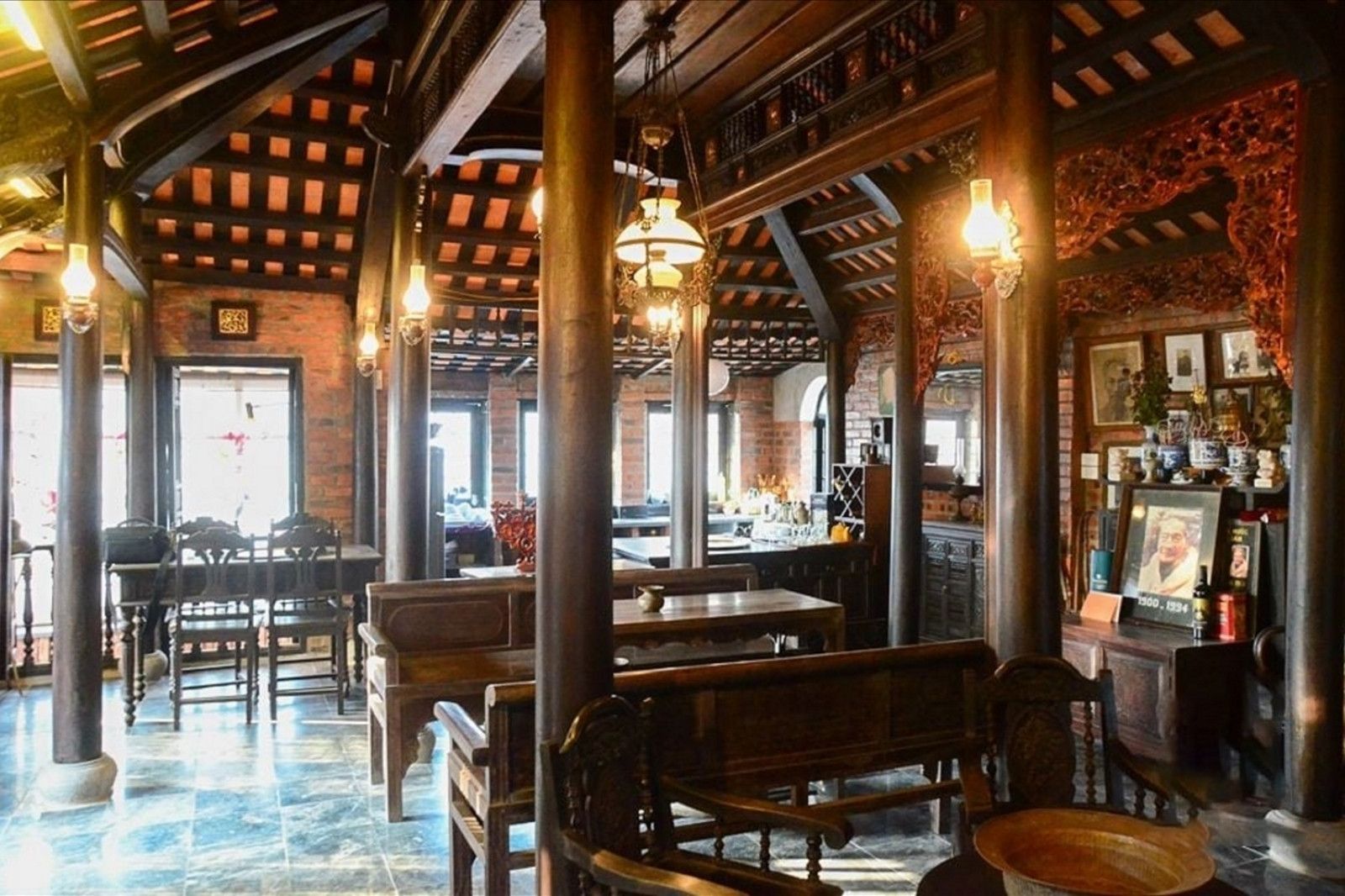 Kiến trúc bên trong nhà rường Huế