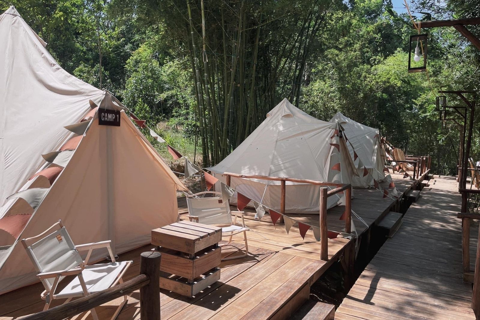 Làng camping cho du khách nhiều trải nghiệm thú vị