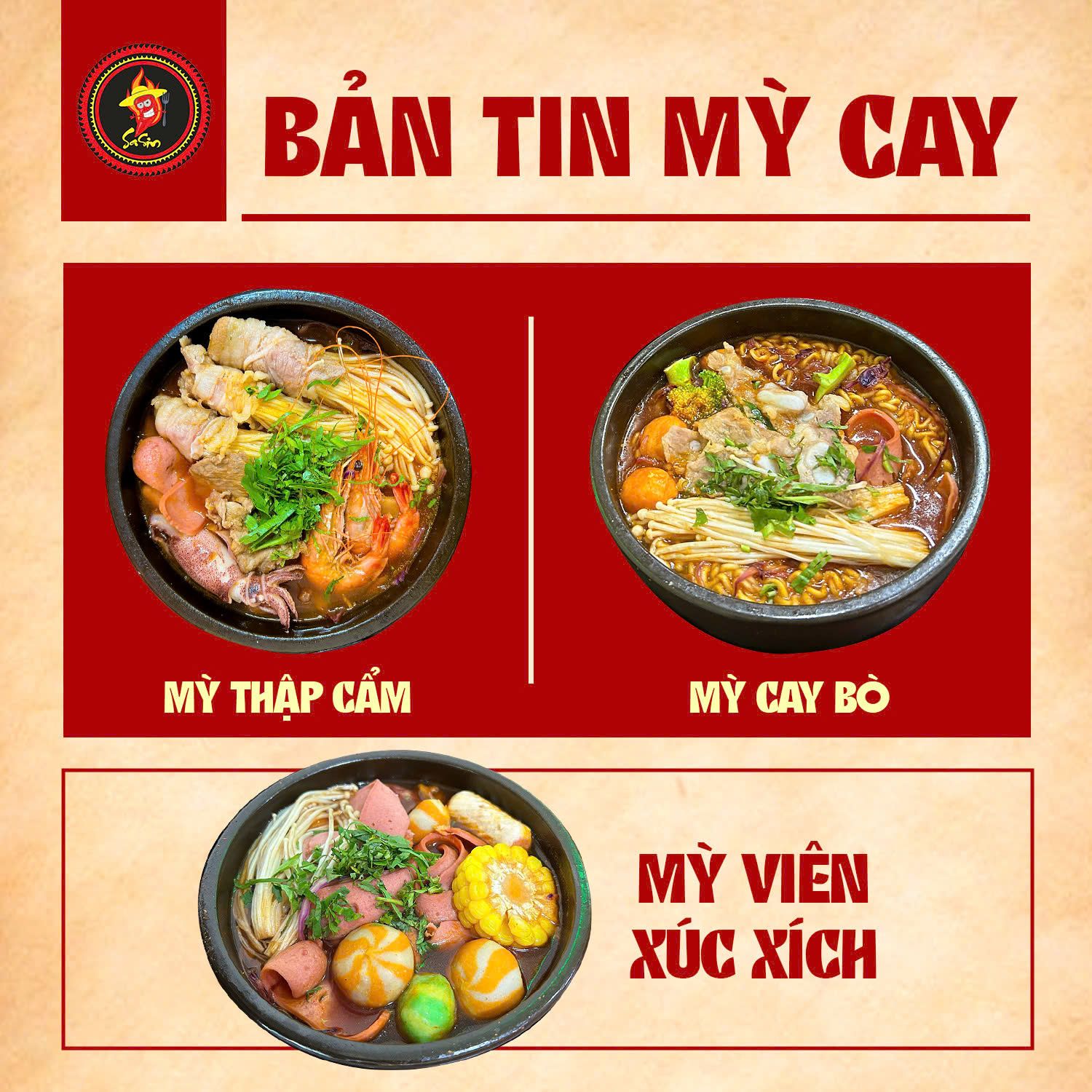 Mì cay Sasin Đồng Hới, điểm đến hàng đầu của những tín đồ mì cay