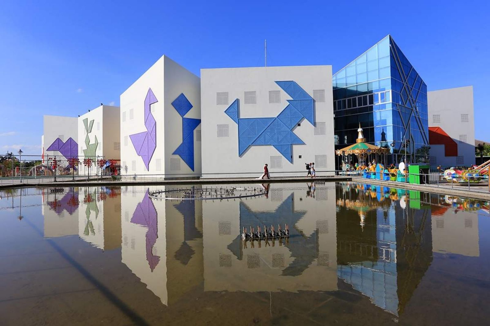 Mỗi khu vực của Cung thiếu nhi đều cho bạn những tấm hình đẹp