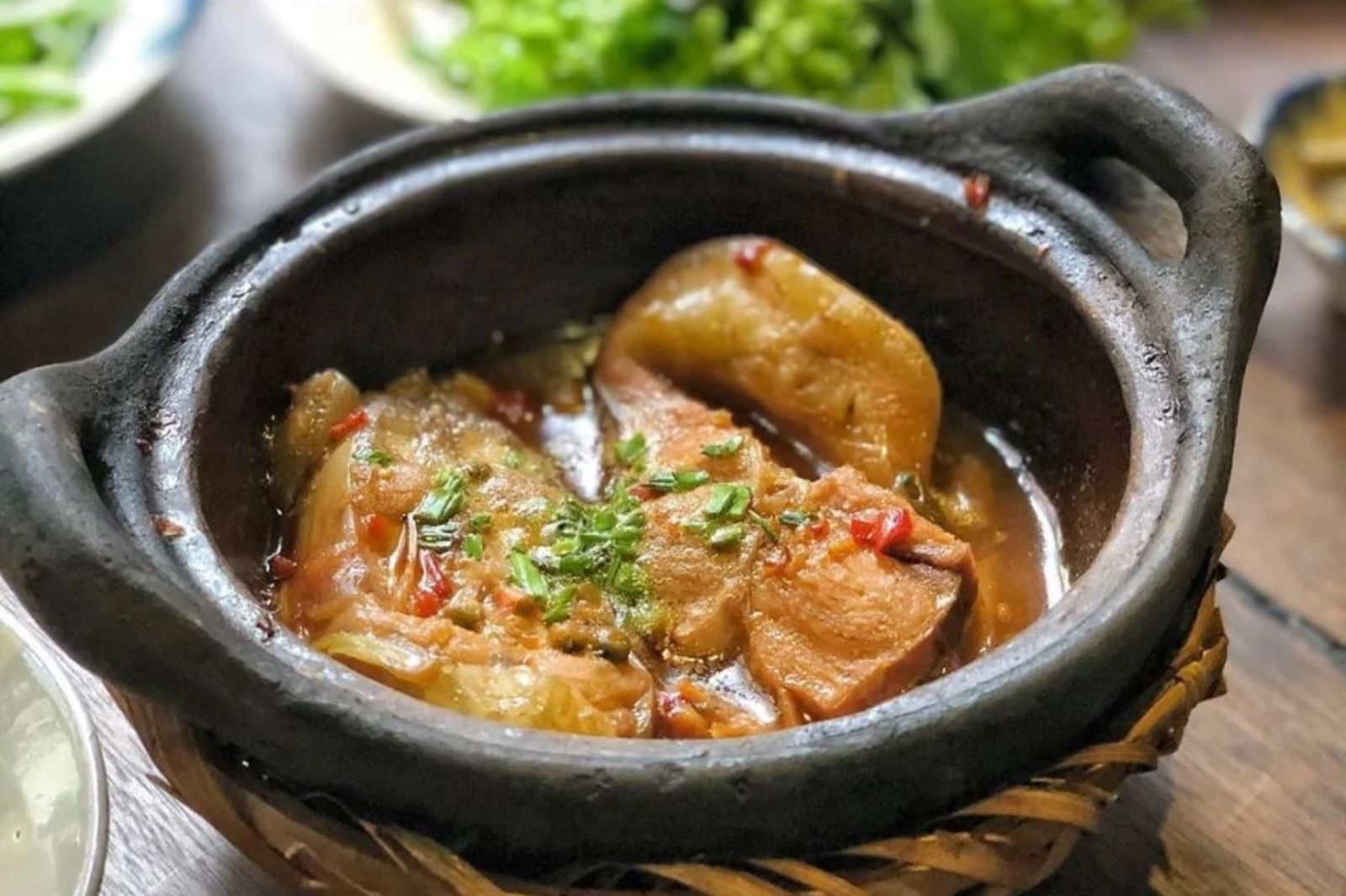 Món cá kho gáo thể hiện nét tinh tế trong ẩm thực của người dân Ninh Bình