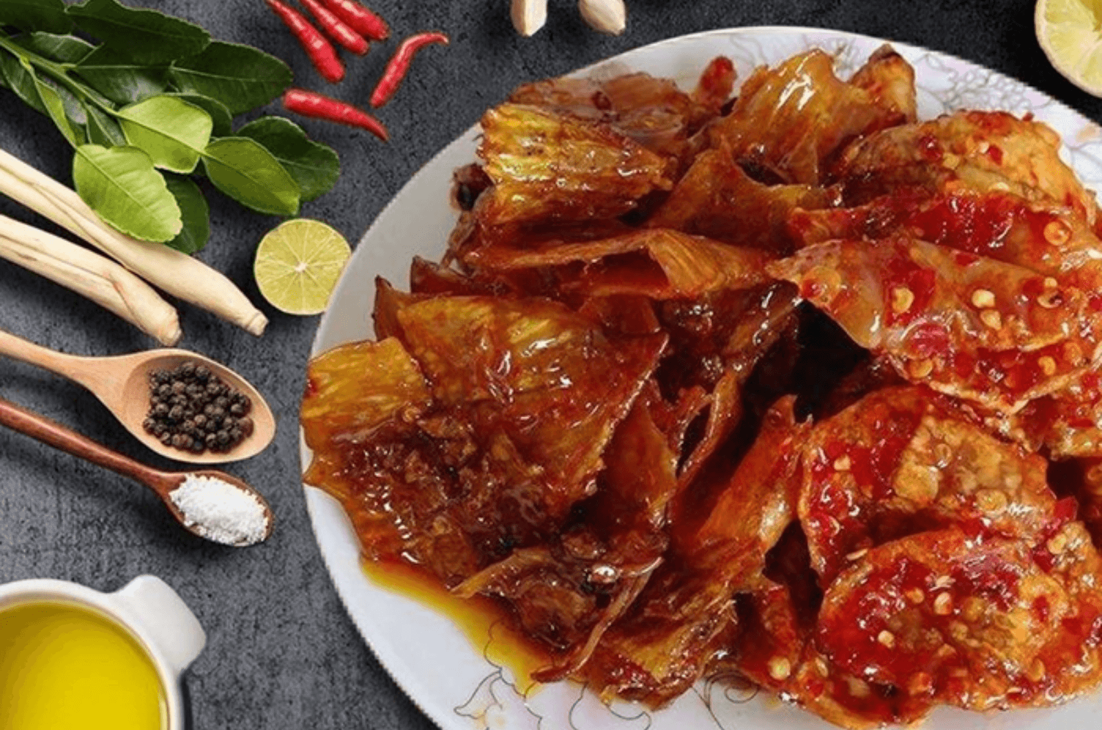 Mực khô rim me chua ngọt bùng nổ vị giác