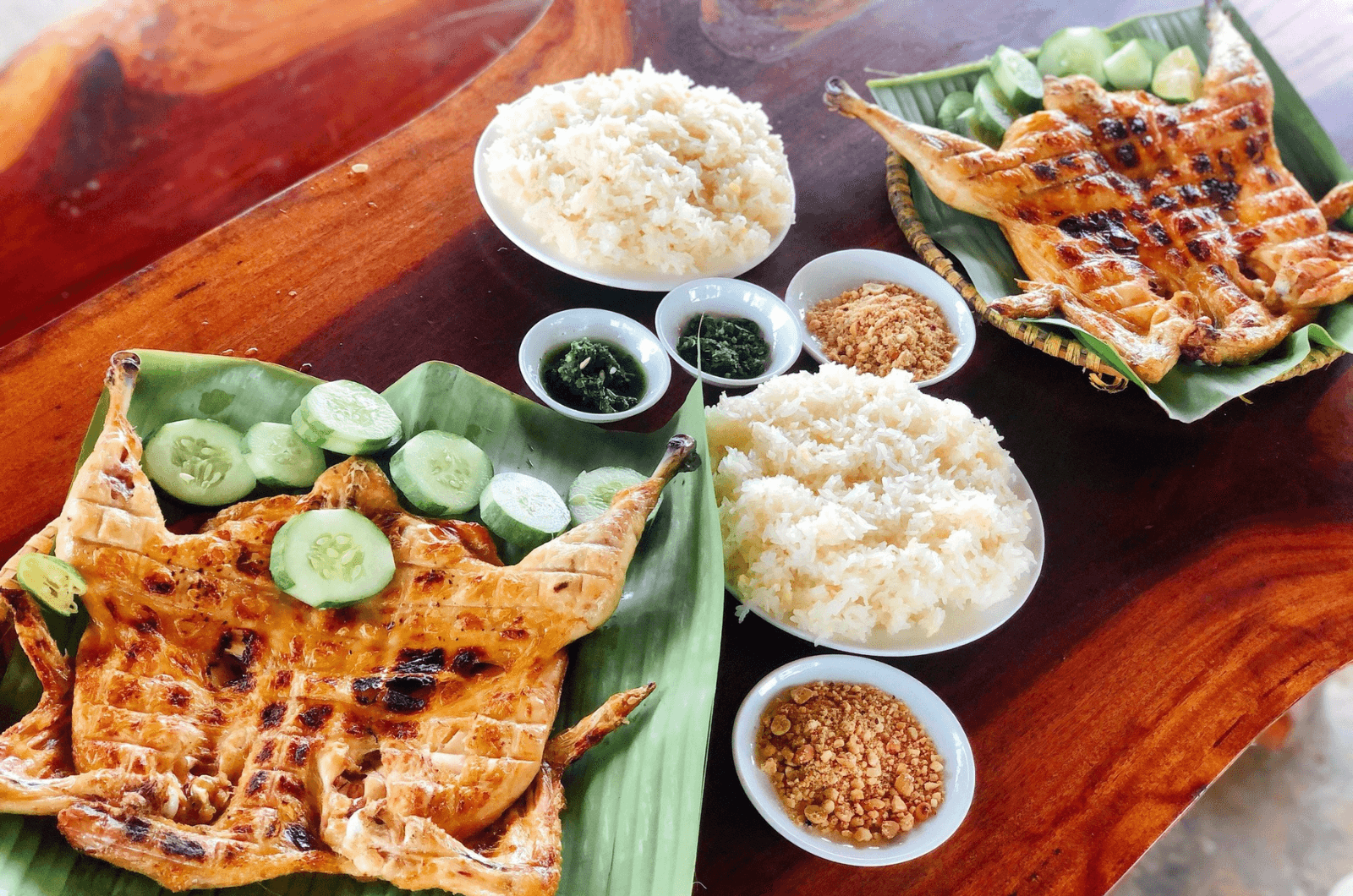 Muối cheo cùng gà nướng là sự kết hợp tuyệt vời