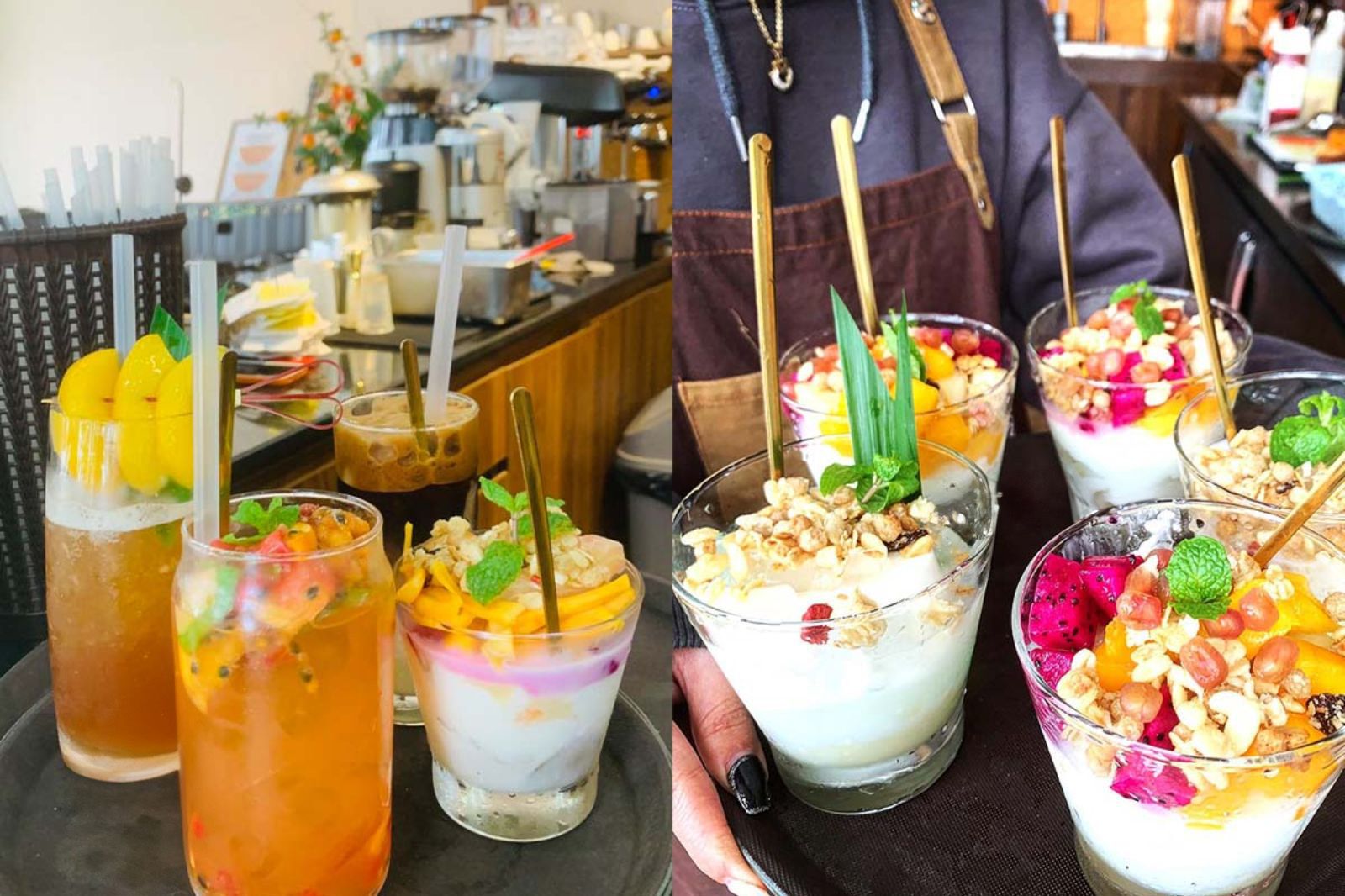 Nên thử món trà sữa kem cheese ở quán