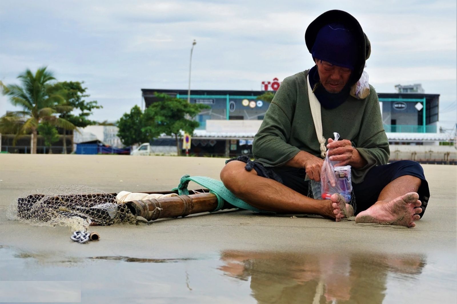 Những người dân vùng biển làm nghề này, ai cũng có một làn da bánh mật