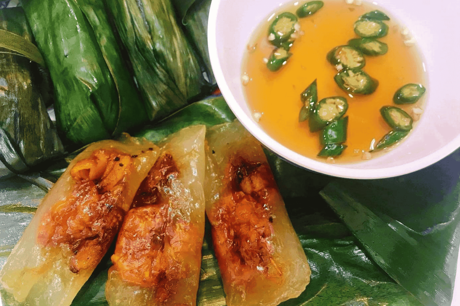 Phần nhân tôm thịt đỏ tươi, hấp dẫn