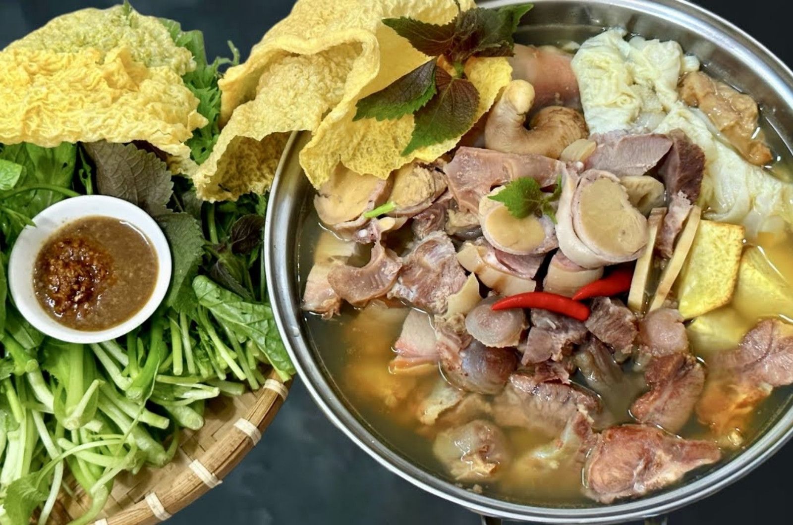 Quán lẩu bò đặc trưng của quán nhậu