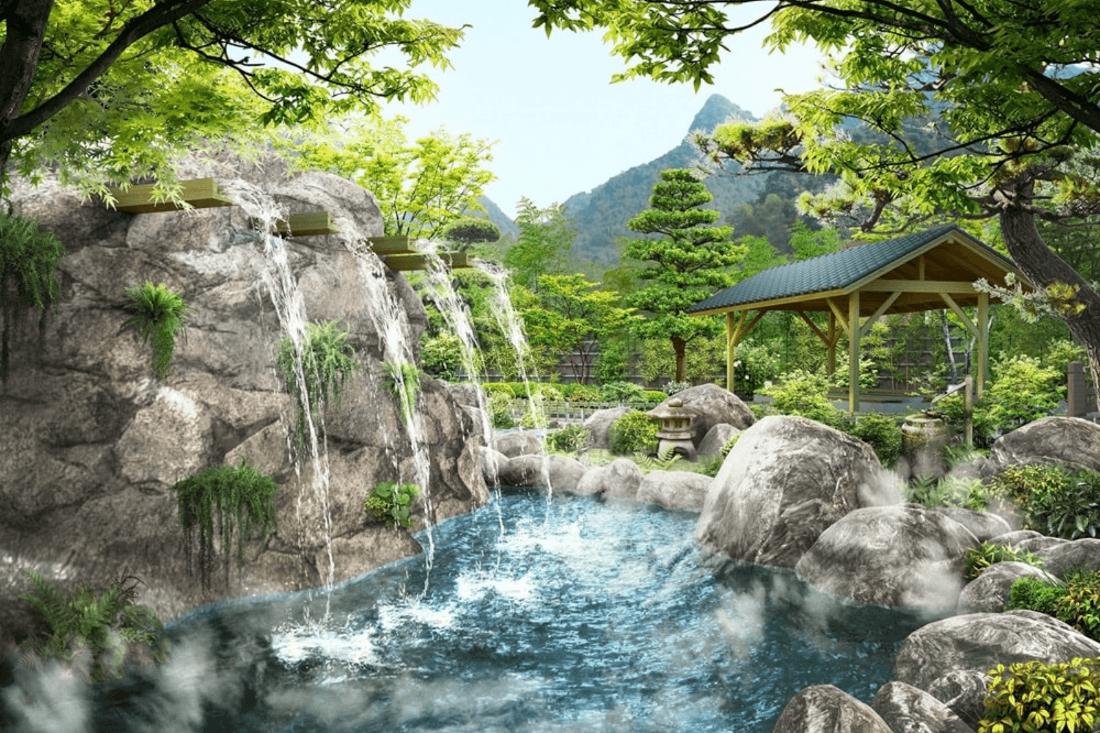 Tận hưởng và thư giãn với suối khoáng nóng