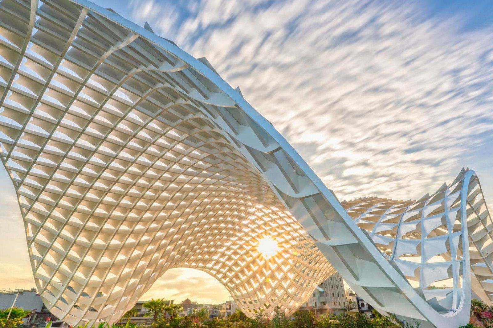 Thiết kế mái vòm "cánh diều bay cao"