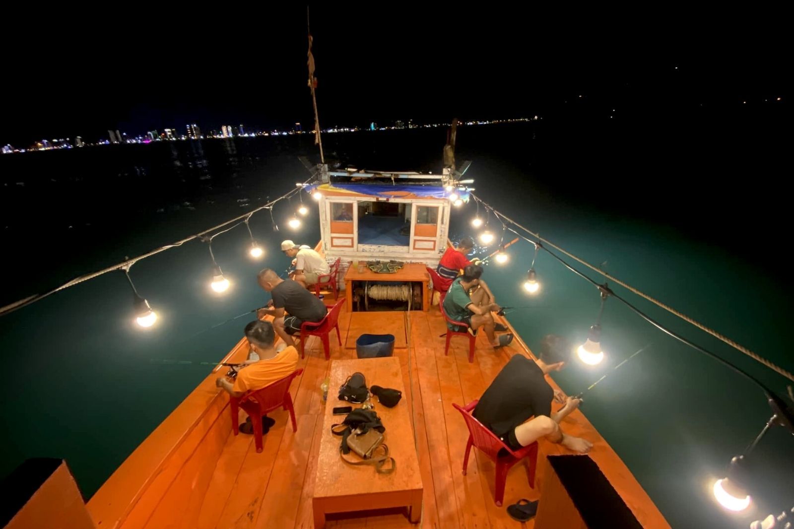 Trải nghiệm câu mực đêm đầy thú vị