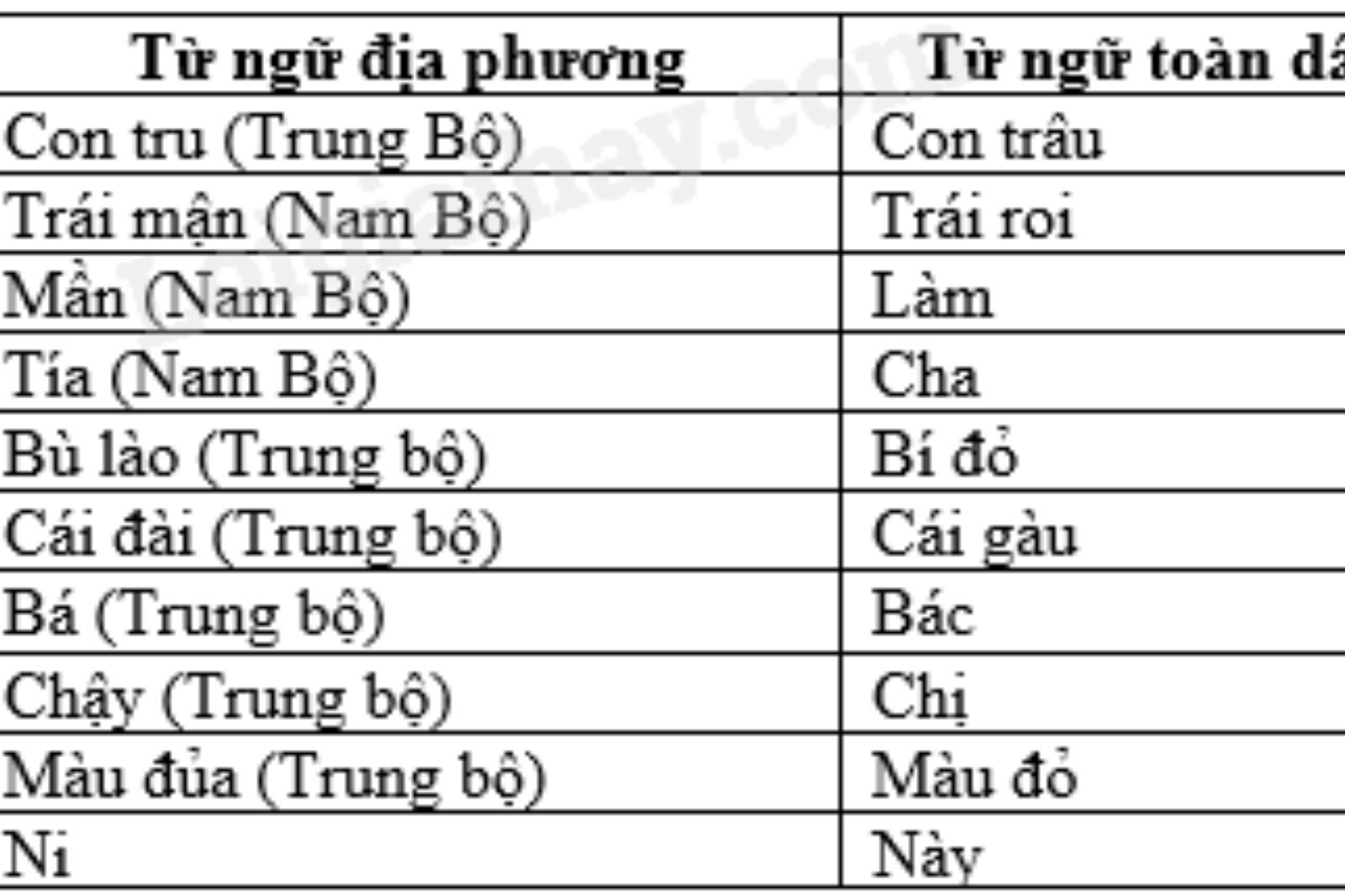 Từ ngữ địa phương đôi khi hơi khó hiểu nhưng để lại ấn tượng đặc biệt cho người khác