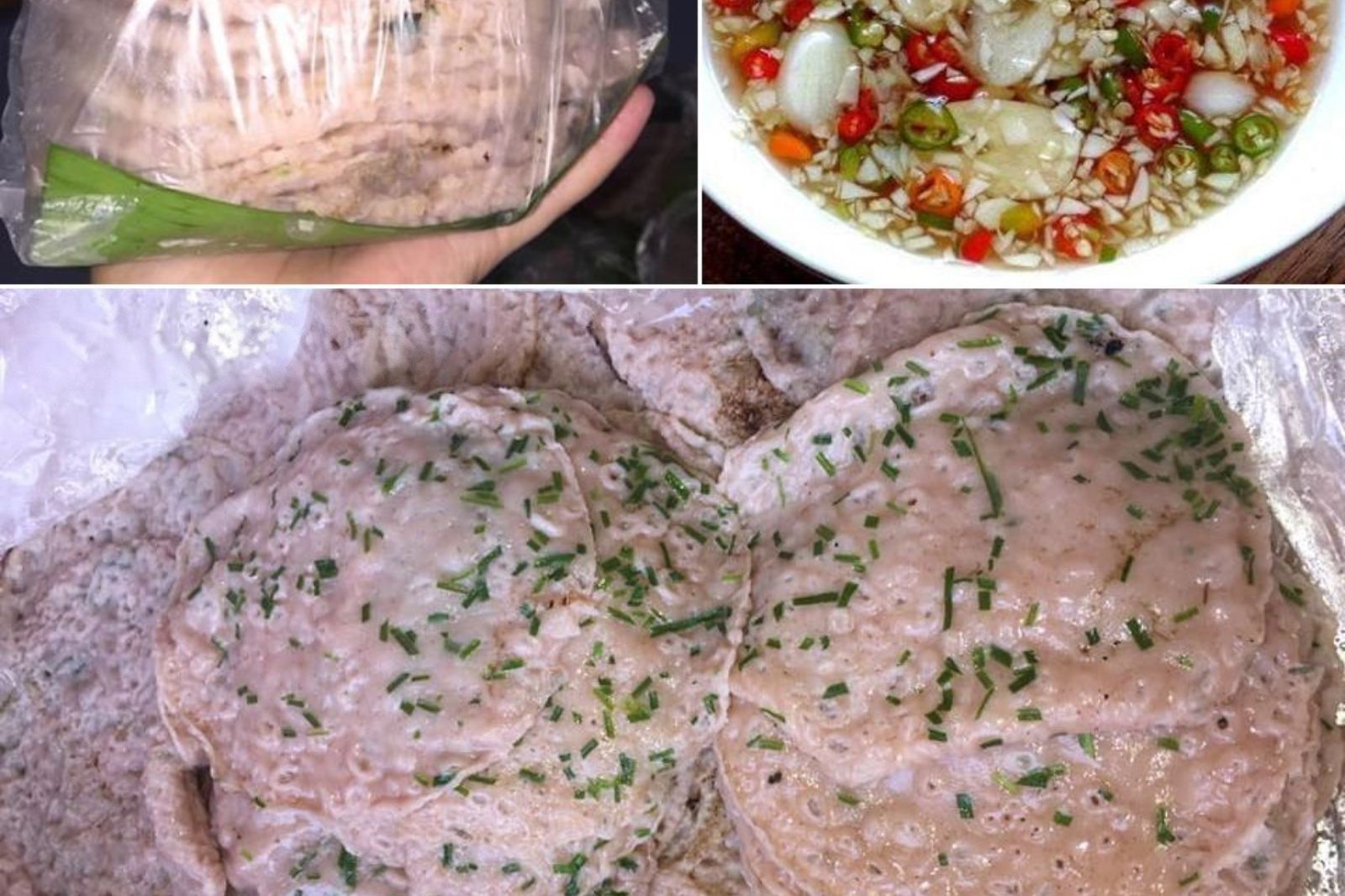 Việc sử dụng gạo lứt đỏ là nét riêng biệt của bánh xèo Quảng Bình