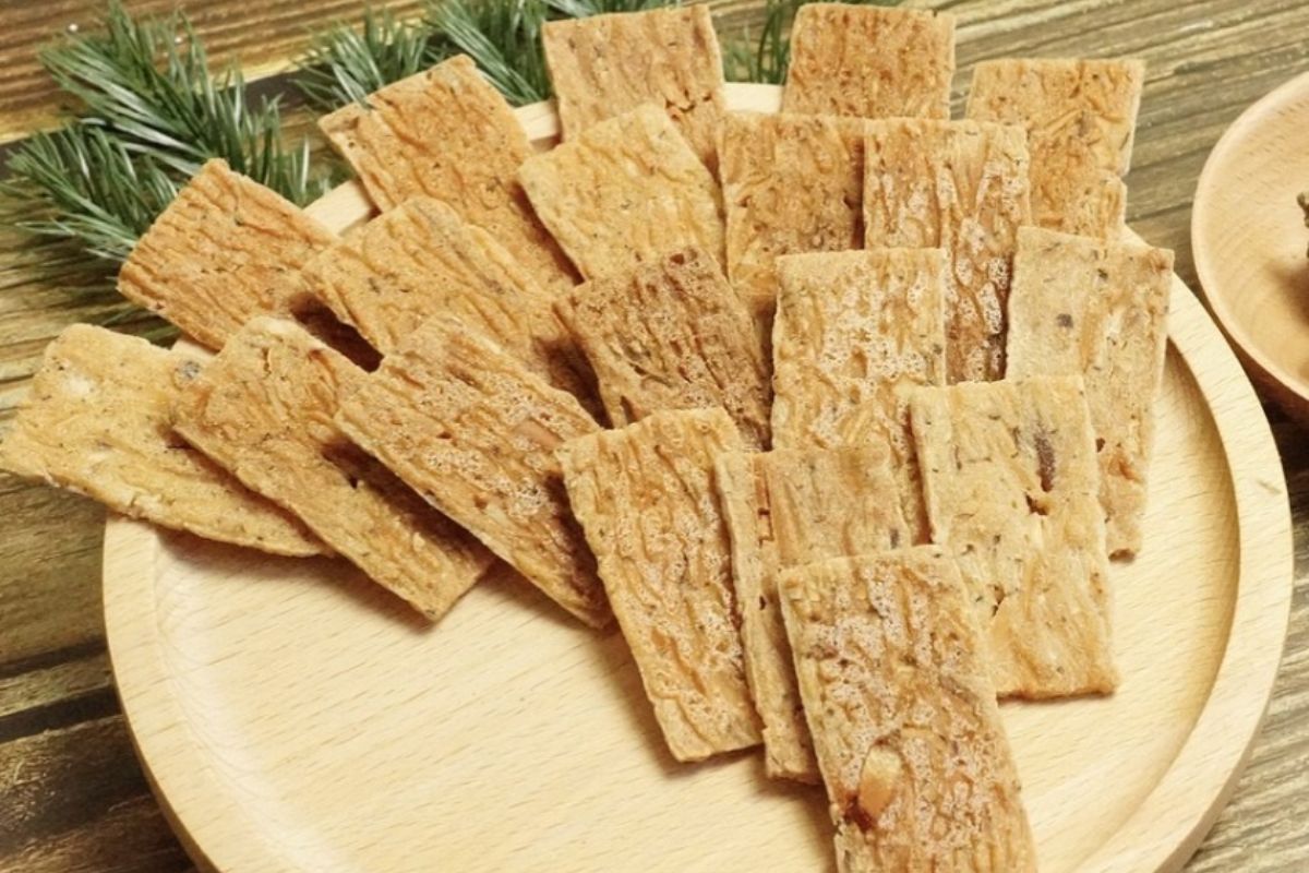 Bánh có hình dạng chữ nhật nhỏ  