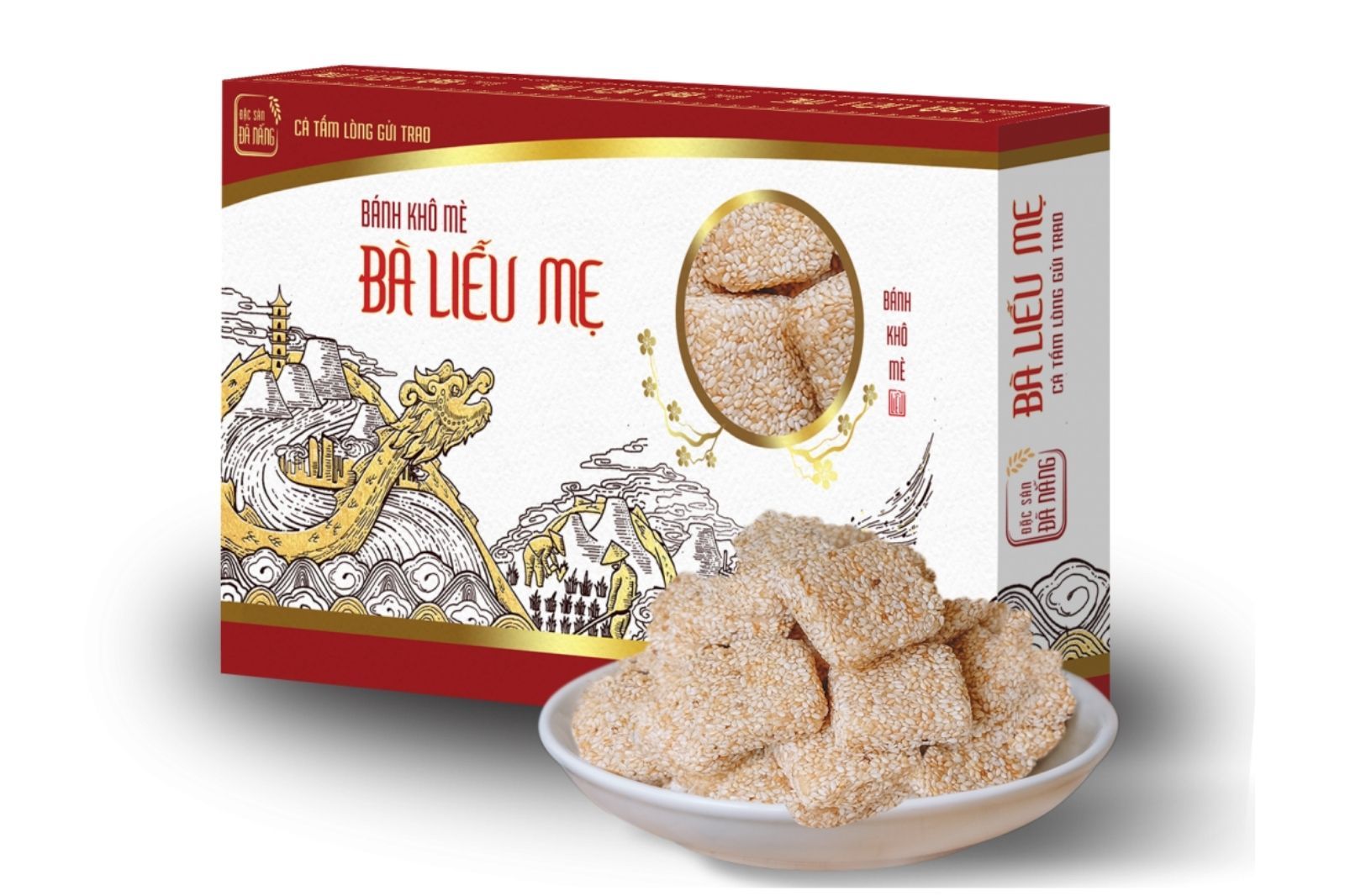 Bánh khô mè Bà Liễu