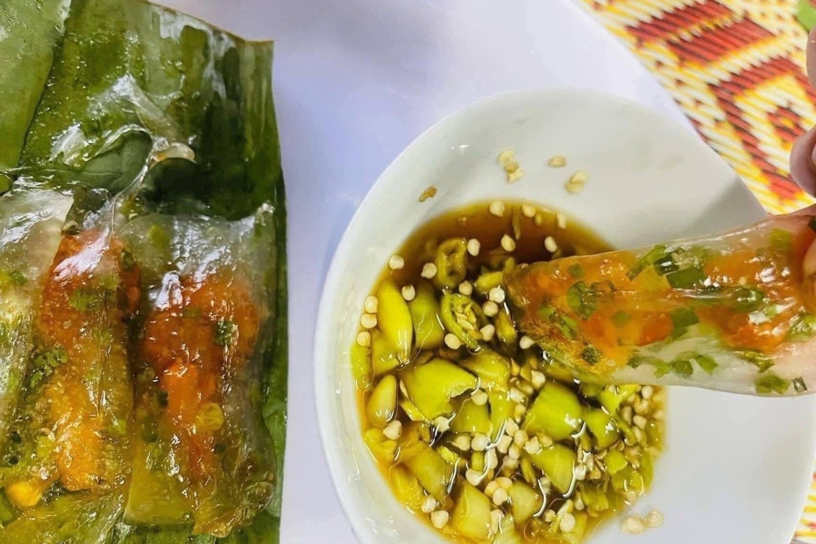 Bánh lọc là món ăn nổi tiếng Quảng Bình 