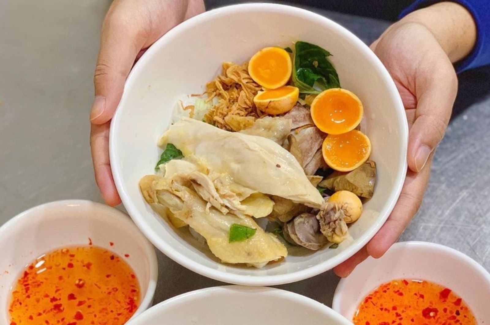 Bánh ướt lòng gà  