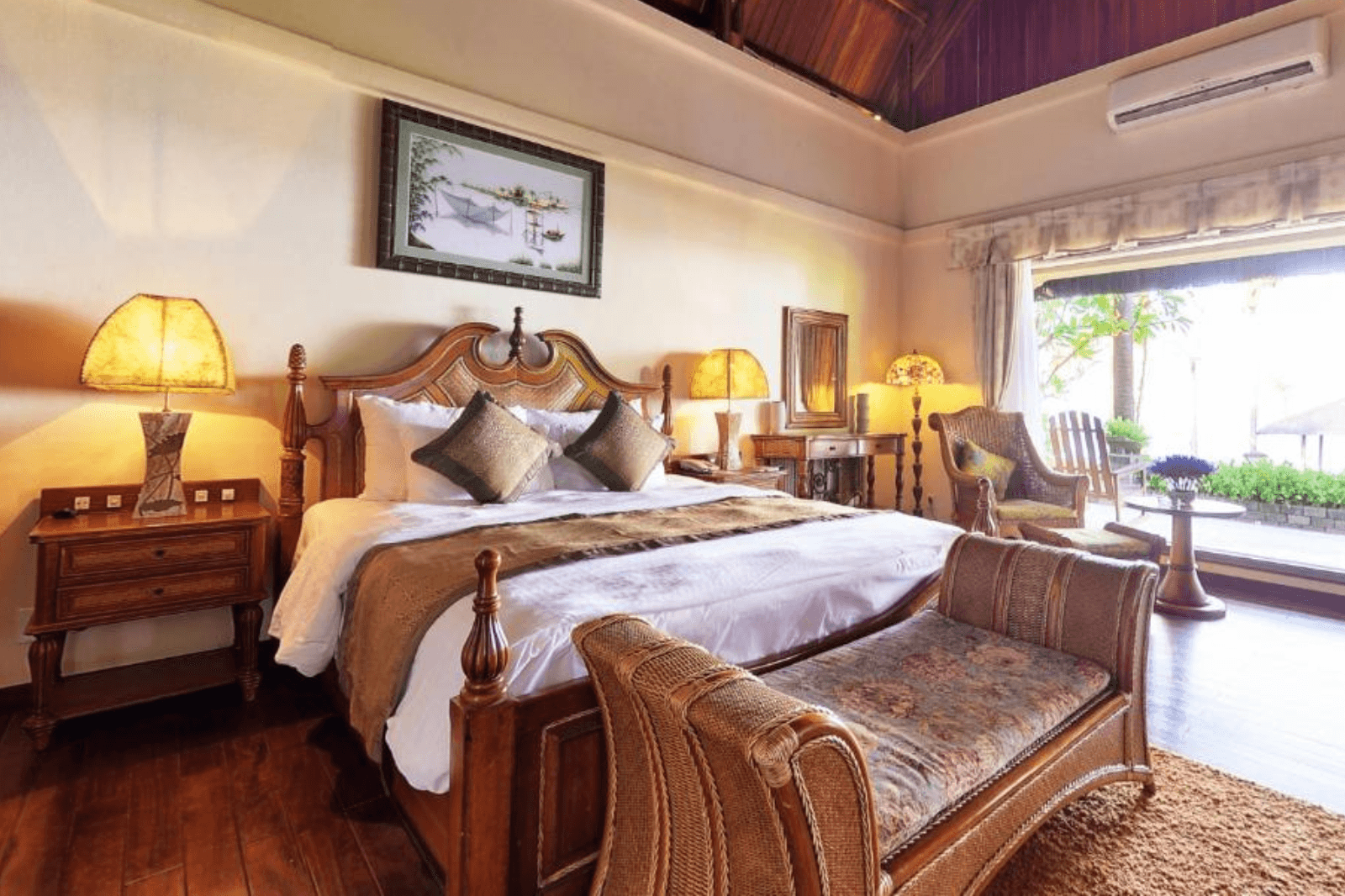 Biệt thự 1 phòng ngủ với hồ bơi riêng 