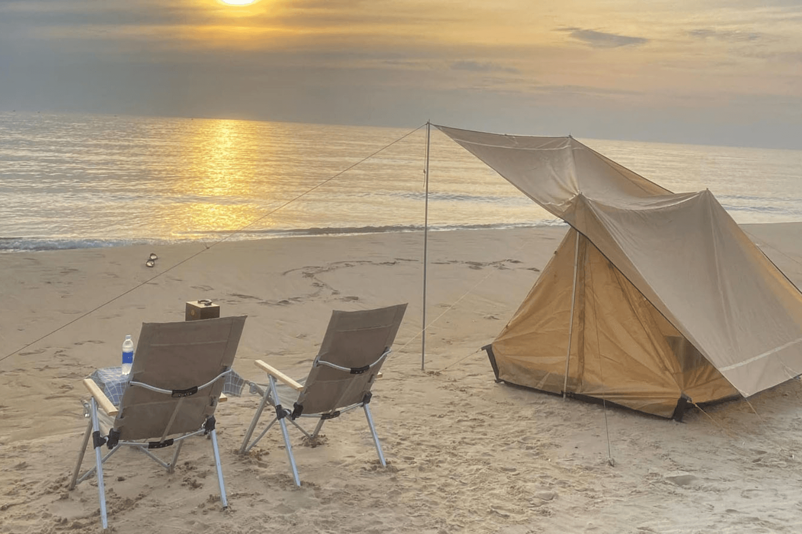 Bình minh ở biển Hải Lăng rất đẹp