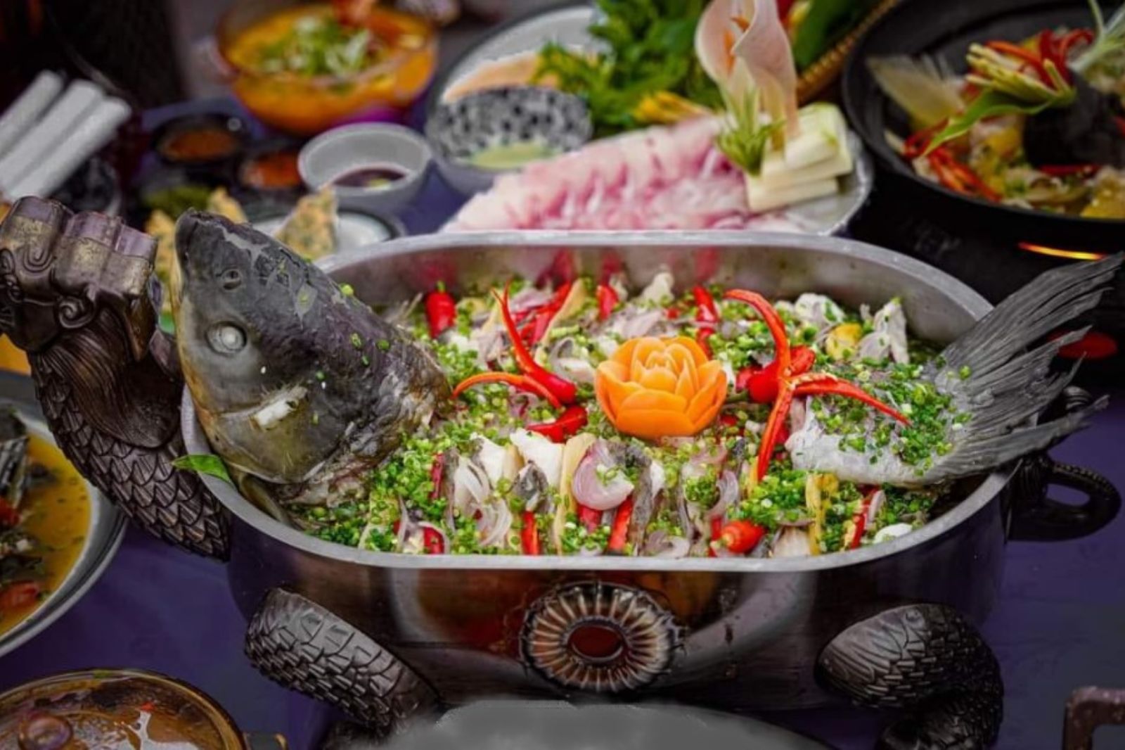 Cá trắm sông Son kho tiêu ăn cùng cơm là “đỉnh cao” ẩm thực 
