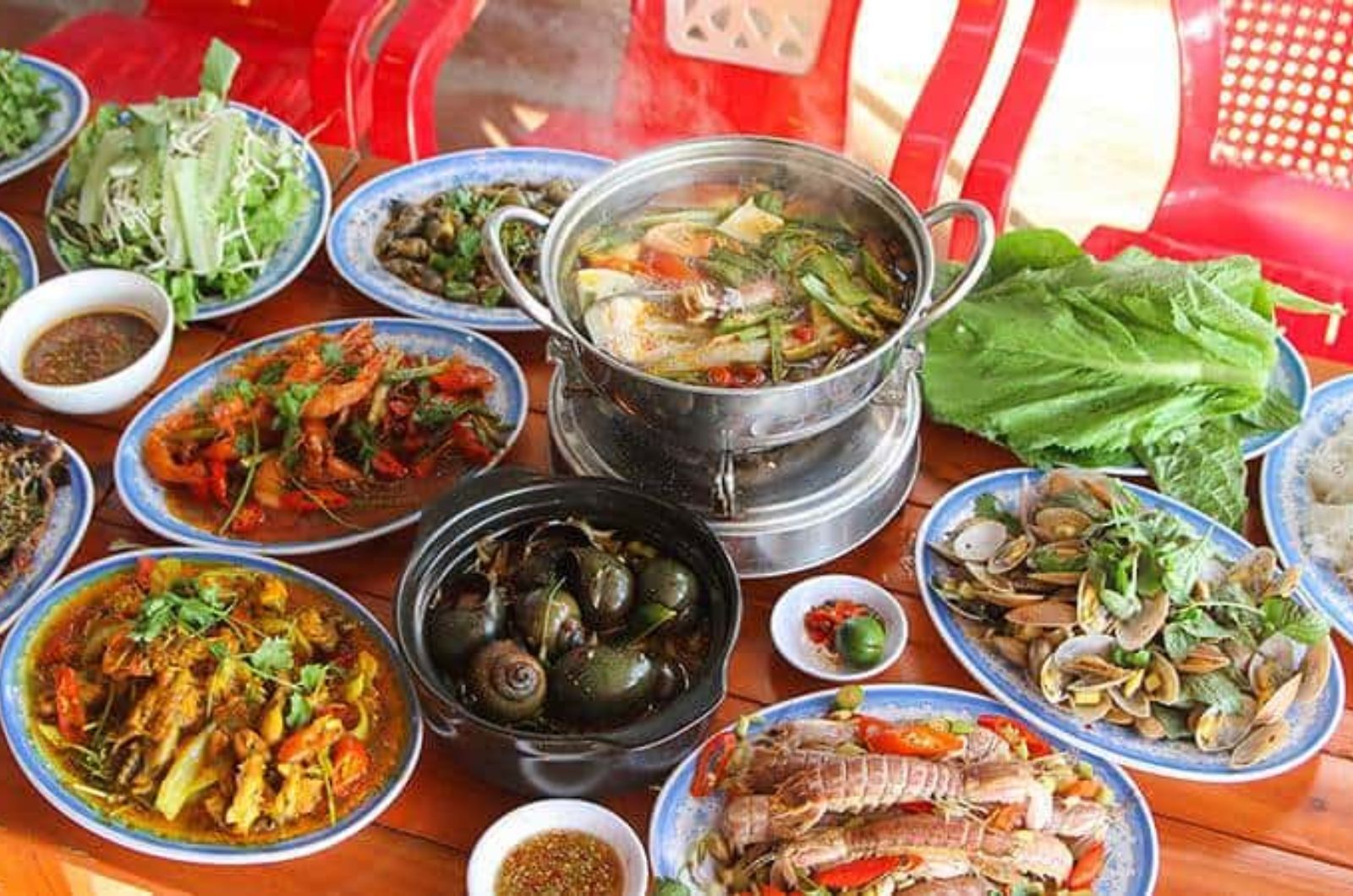 Các món nướng xào đa dạng