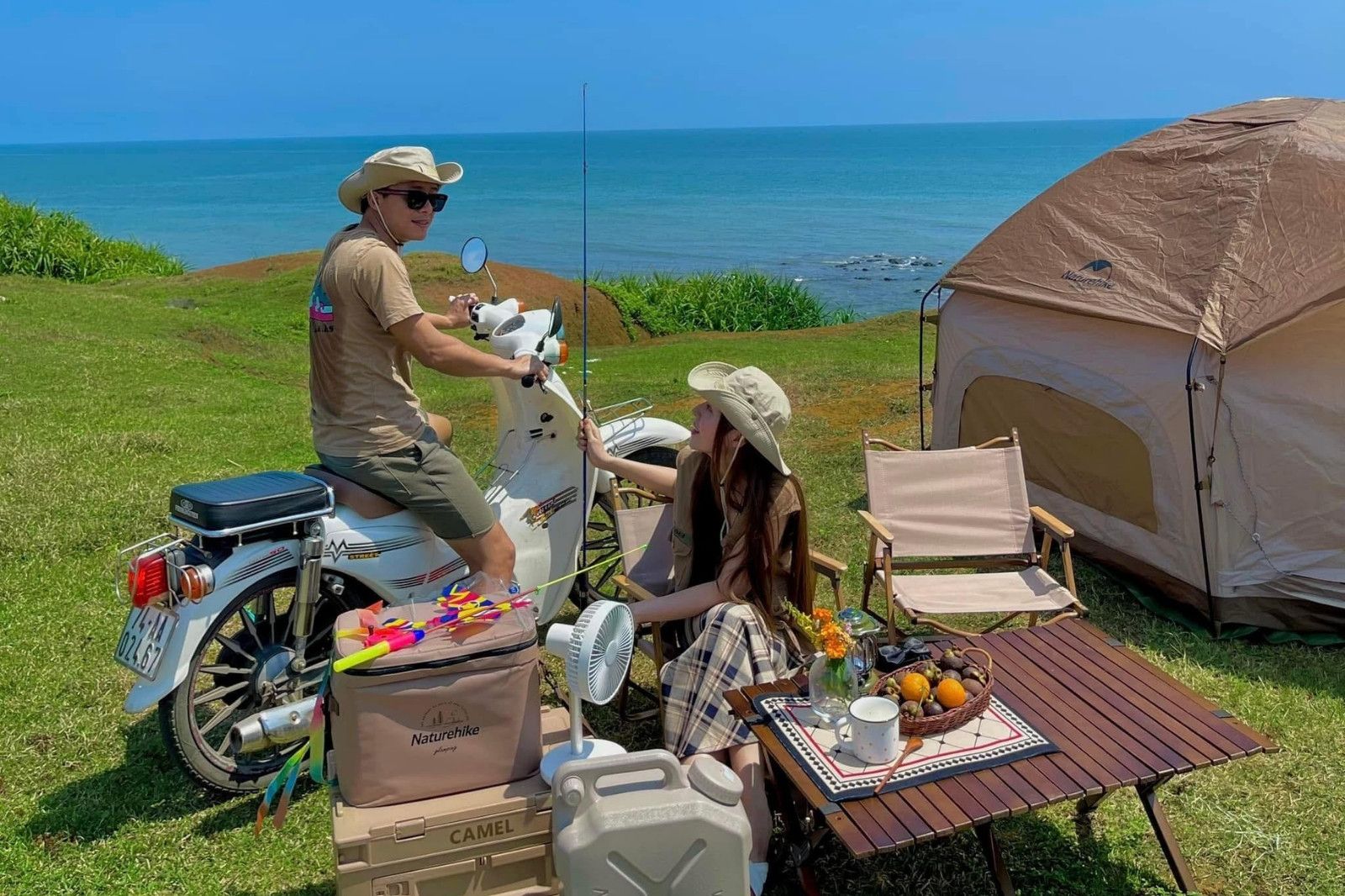 Check-in cắm trại Mũi Lay Quảng Trị