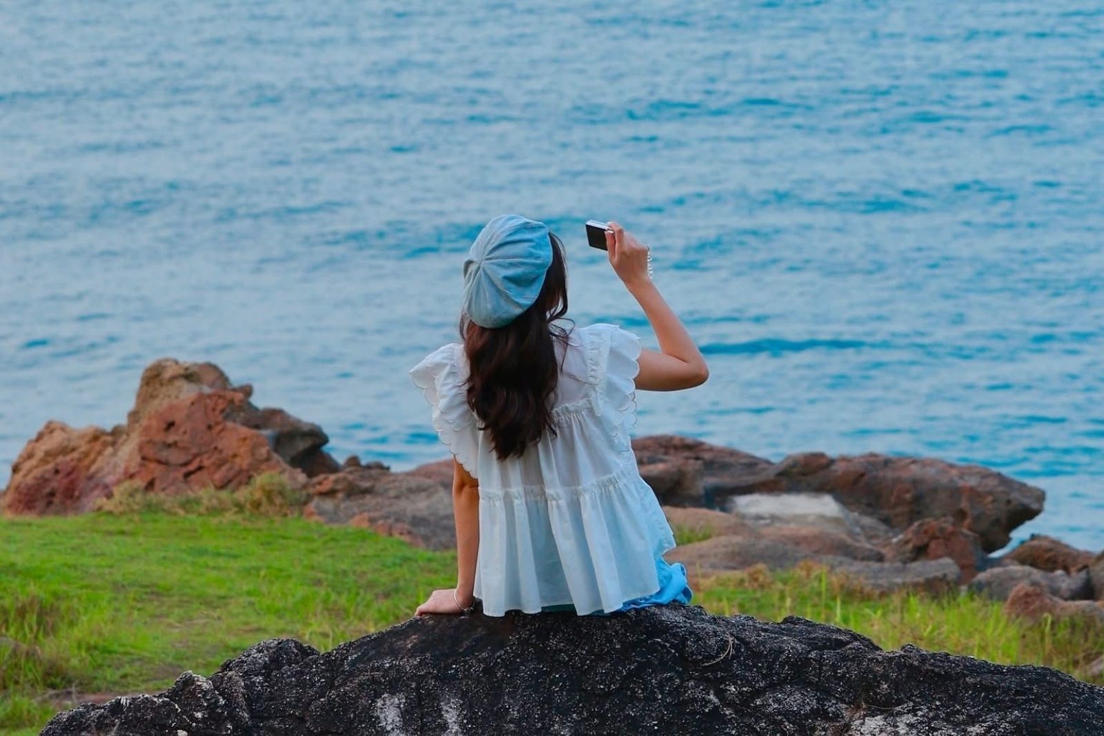 Check-in ở bãi Yên Ngựa 