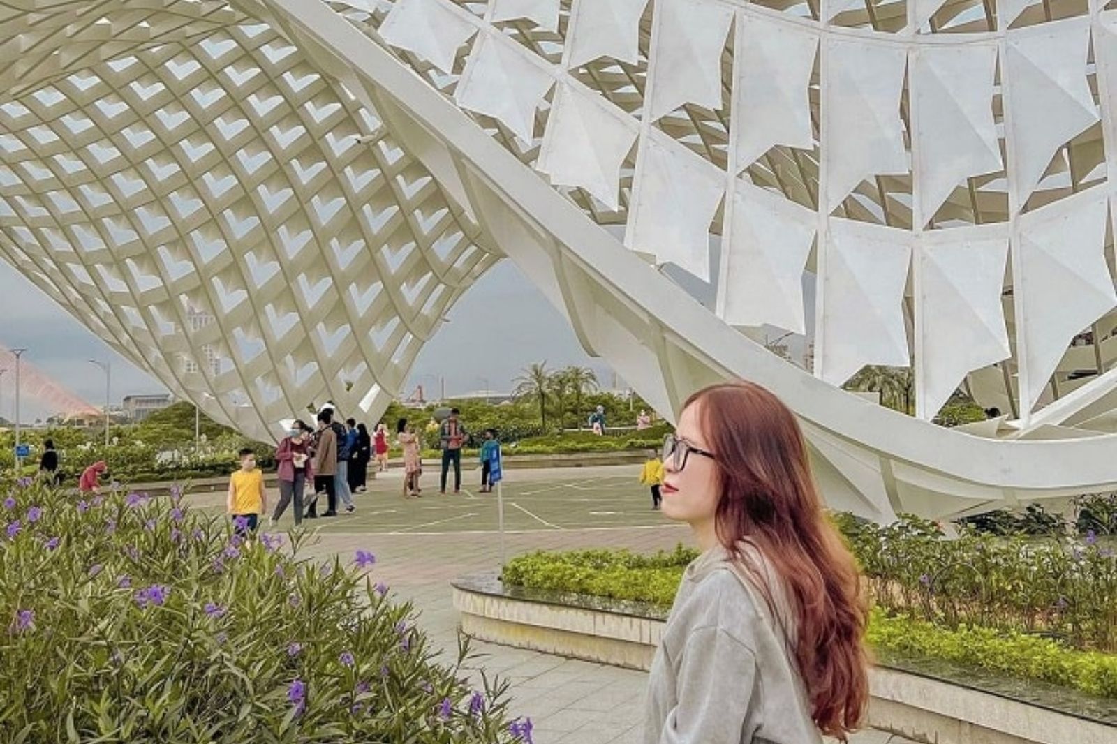 Check-in ở công viên APEC