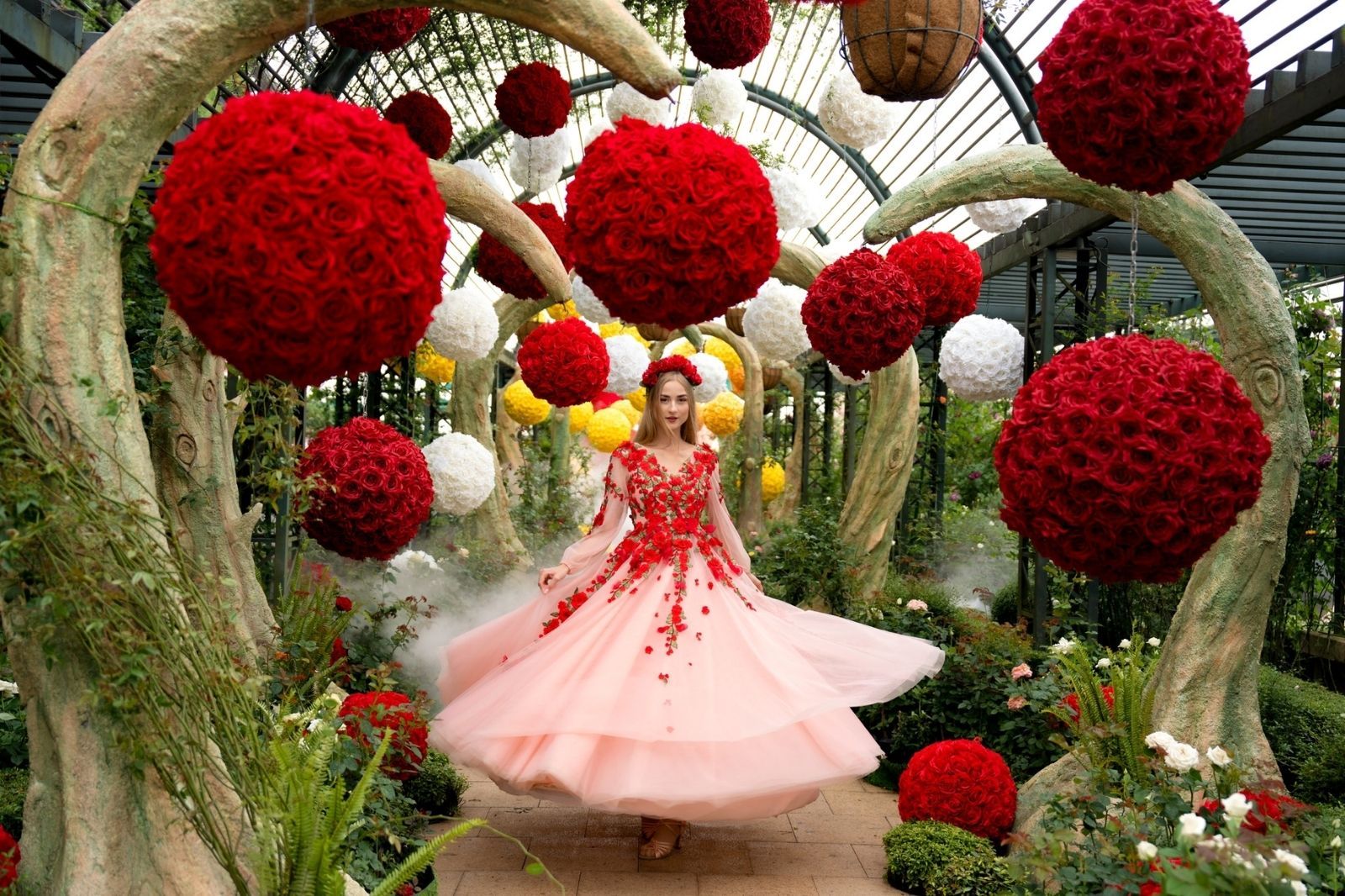 Check-in với vườn hoa lung linh tại Bà Nà