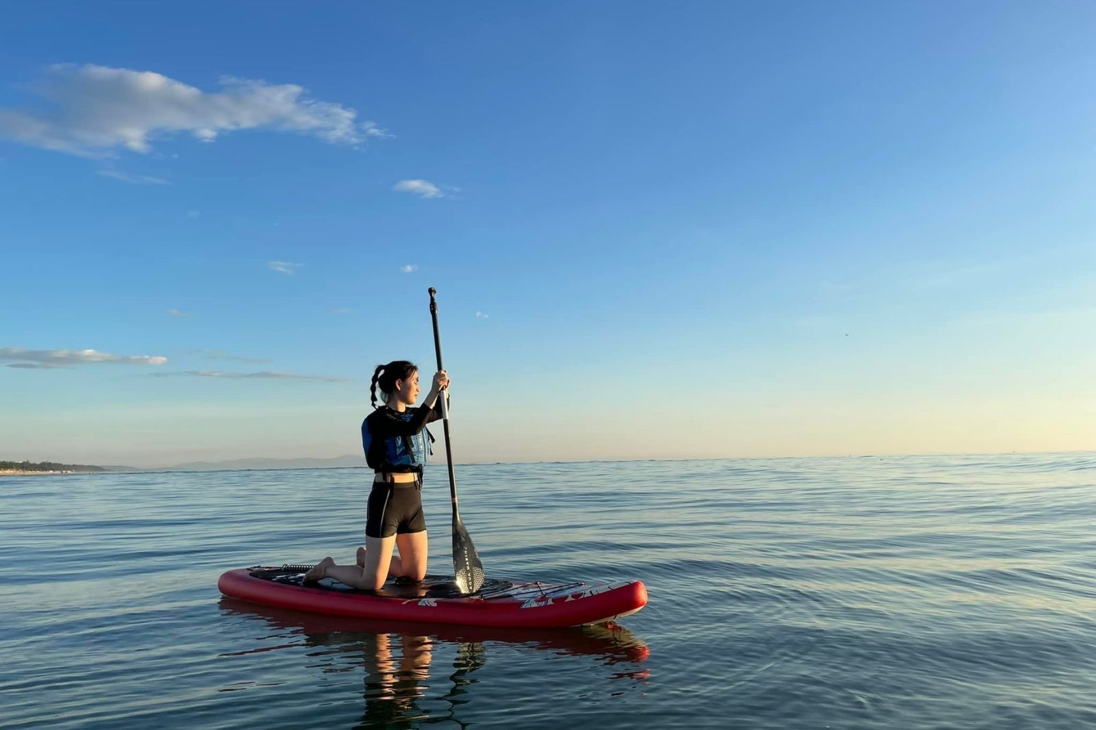 Chèo SUP biển Nhật Lệ 