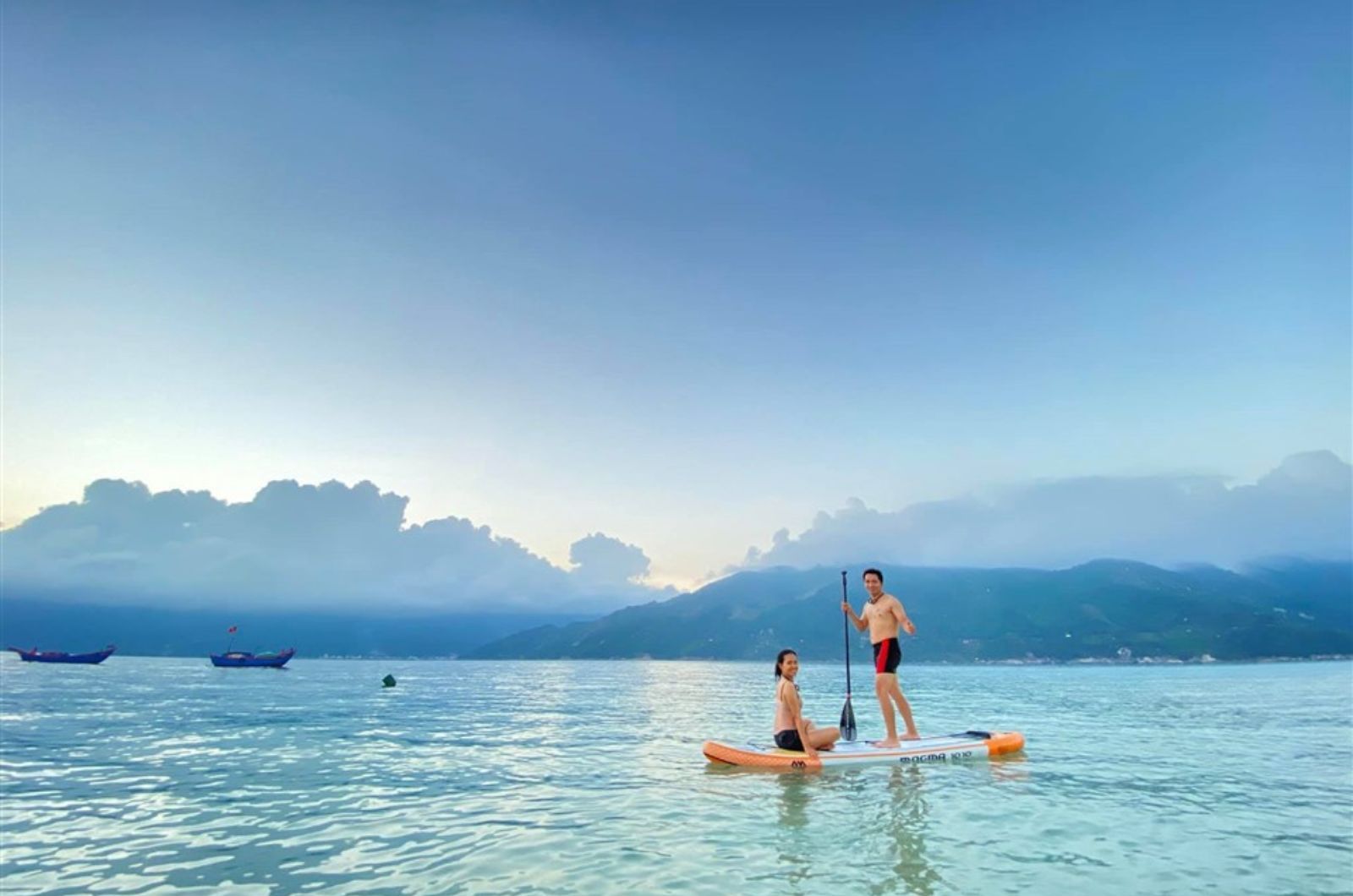 SUP-Paddeln auf Hon Nua