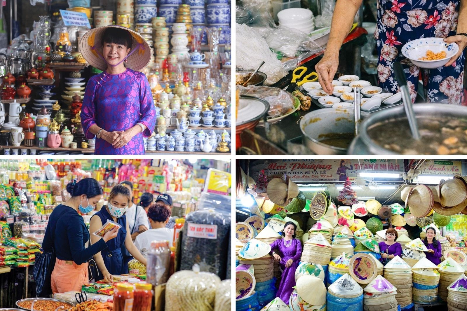Chợ Đông Ba buôn bán nhiều mặt hàng đặc trưng của Huế