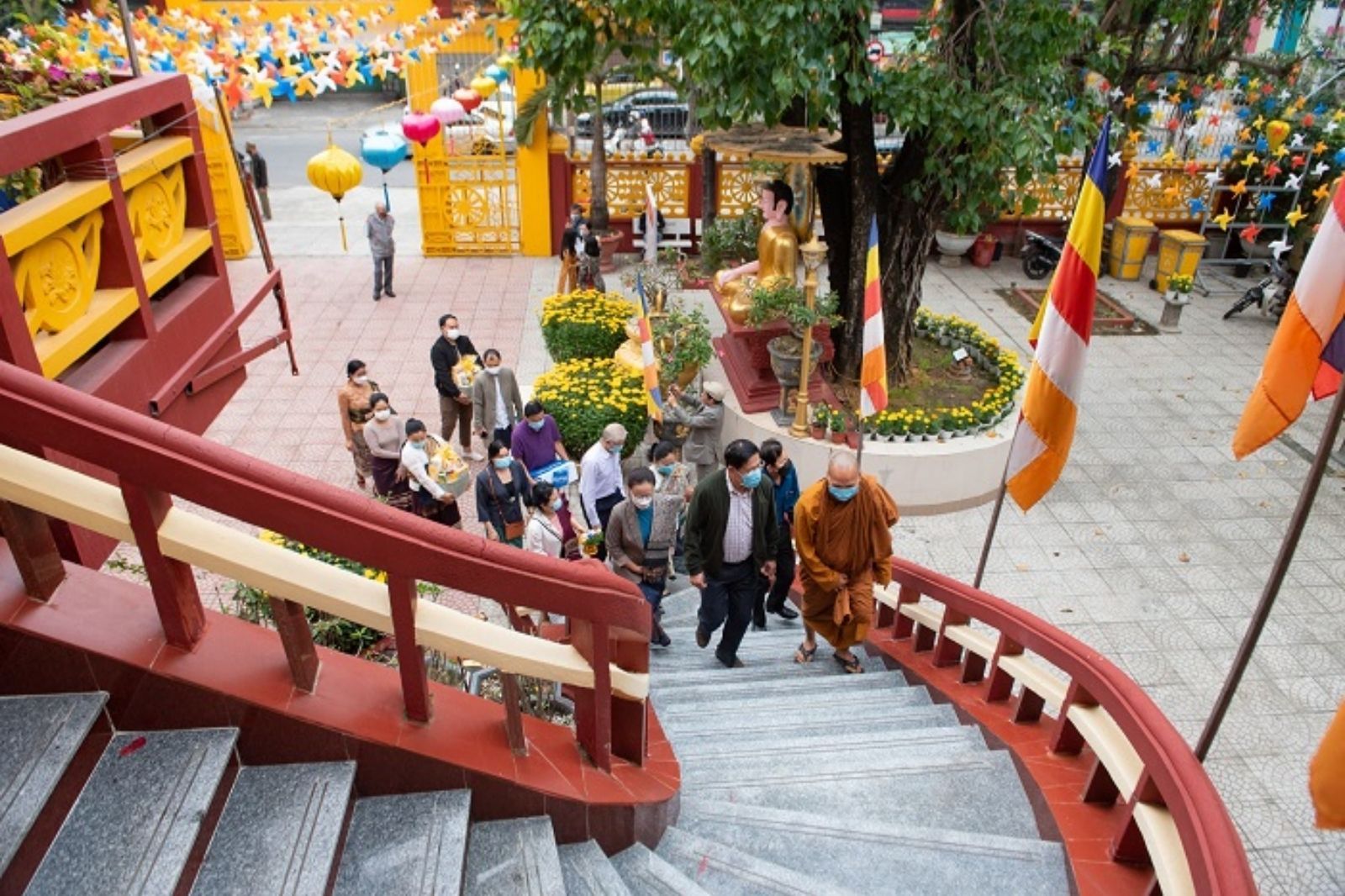 Chùa Tam Bảo dịp đầu xuân